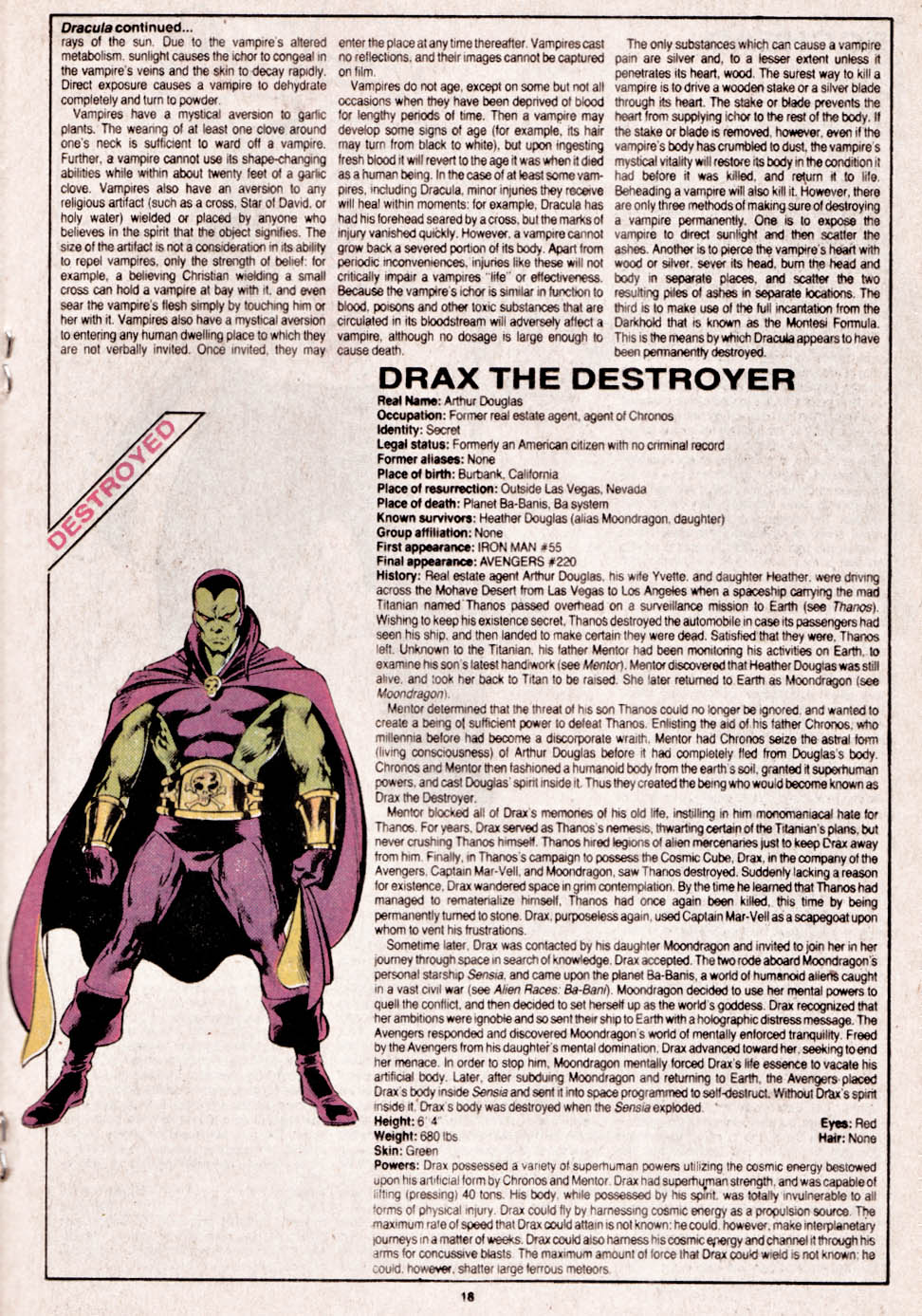 Read online The Official Handbook of the Marvel Universe comic -  Issue #13 - 19