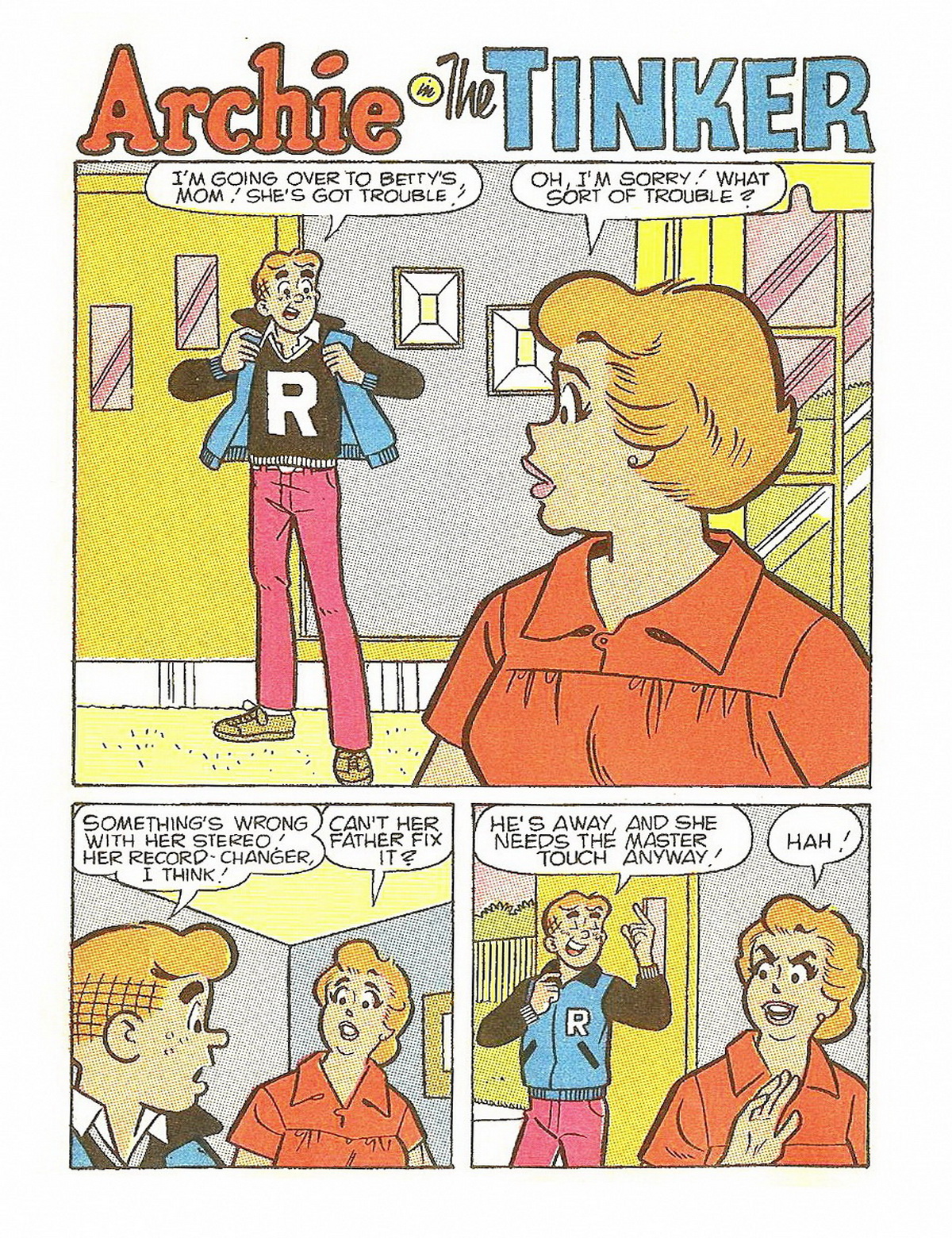 Read online Betty and Veronica Digest Magazine comic -  Issue #29 - 165
