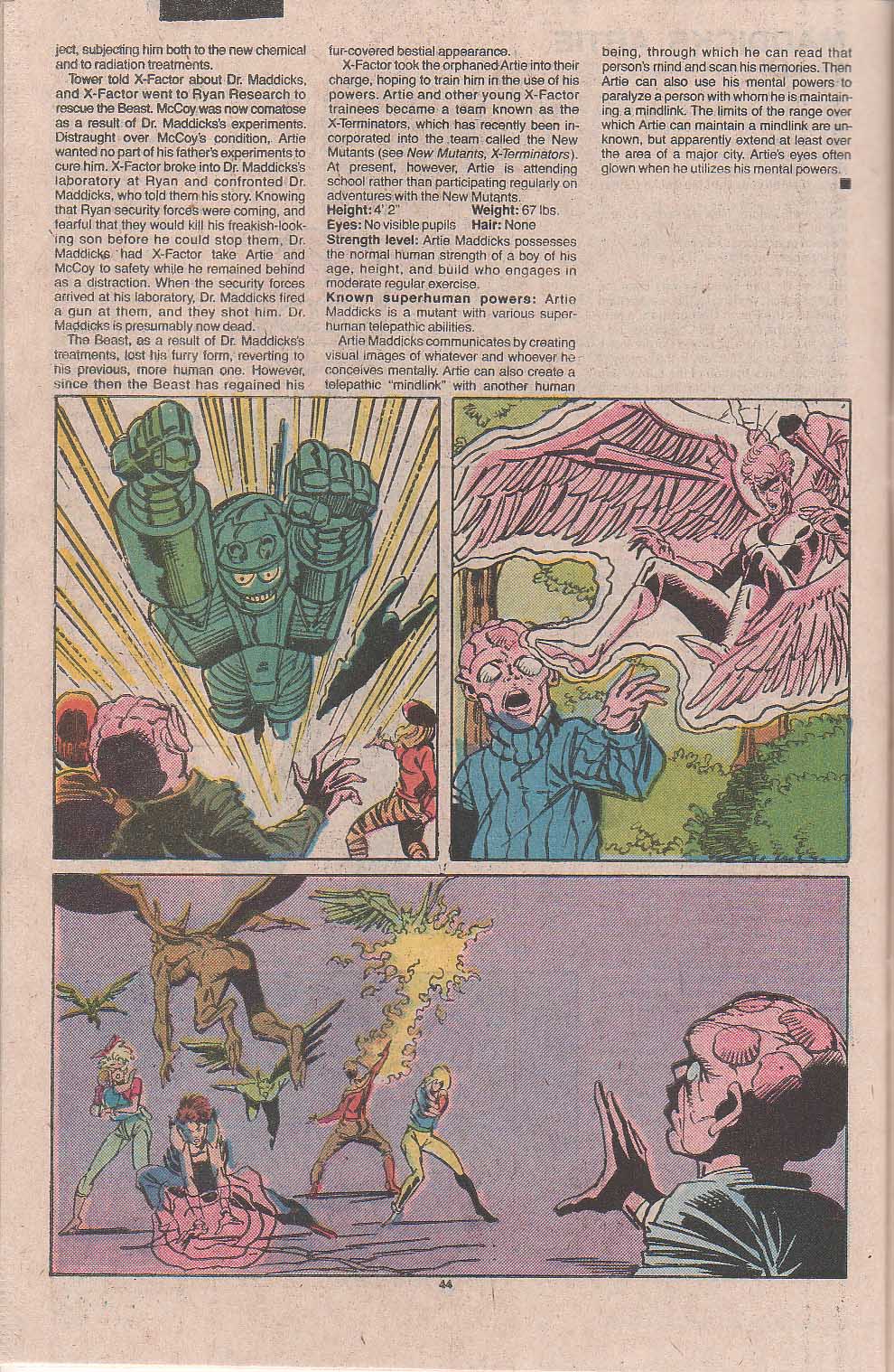 Read online The Official Handbook of the Marvel Universe: Update '89 comic -  Issue #8 - 10