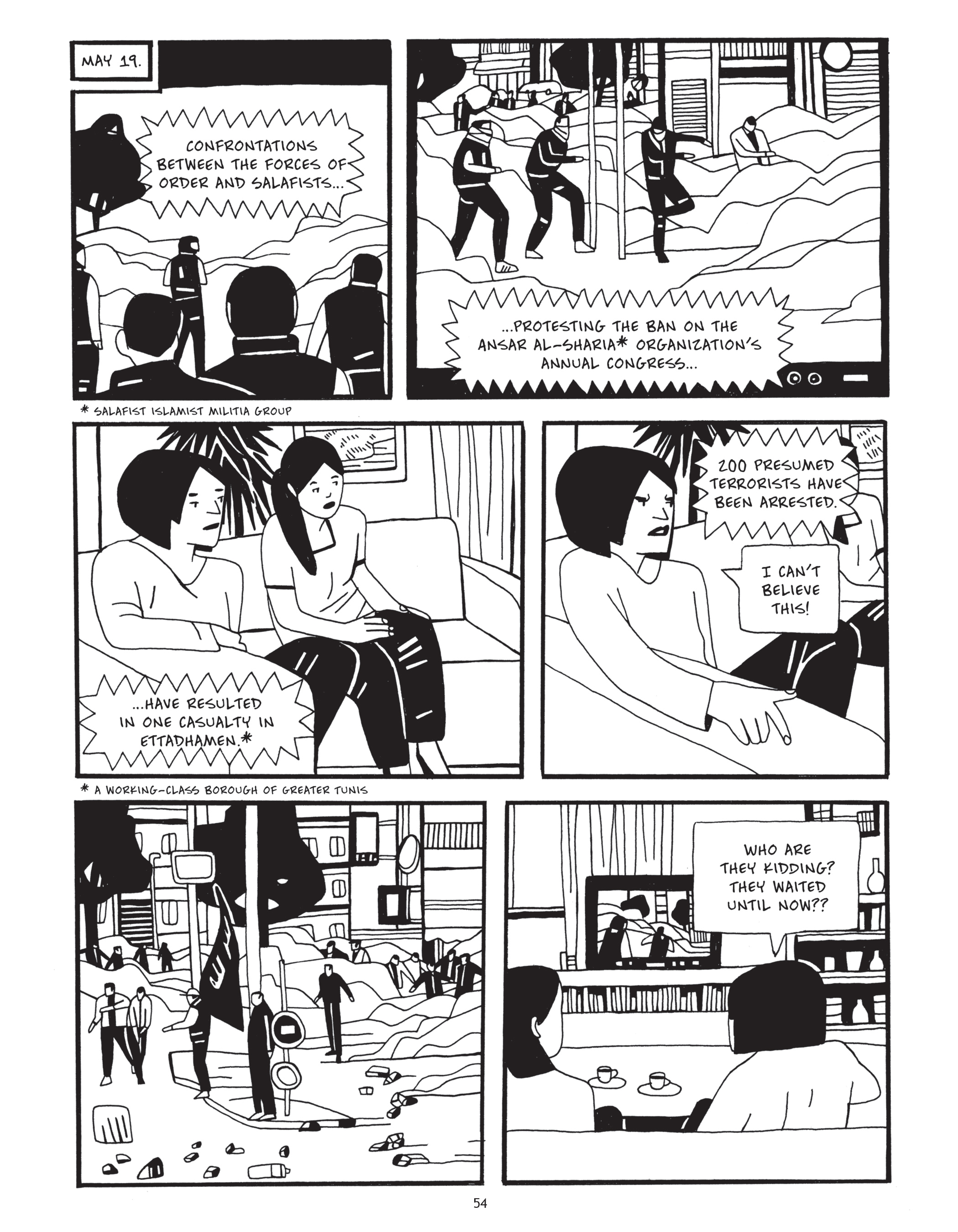 Read online After the Spring: A Story of Tunisian Youth comic -  Issue # TPB - 54