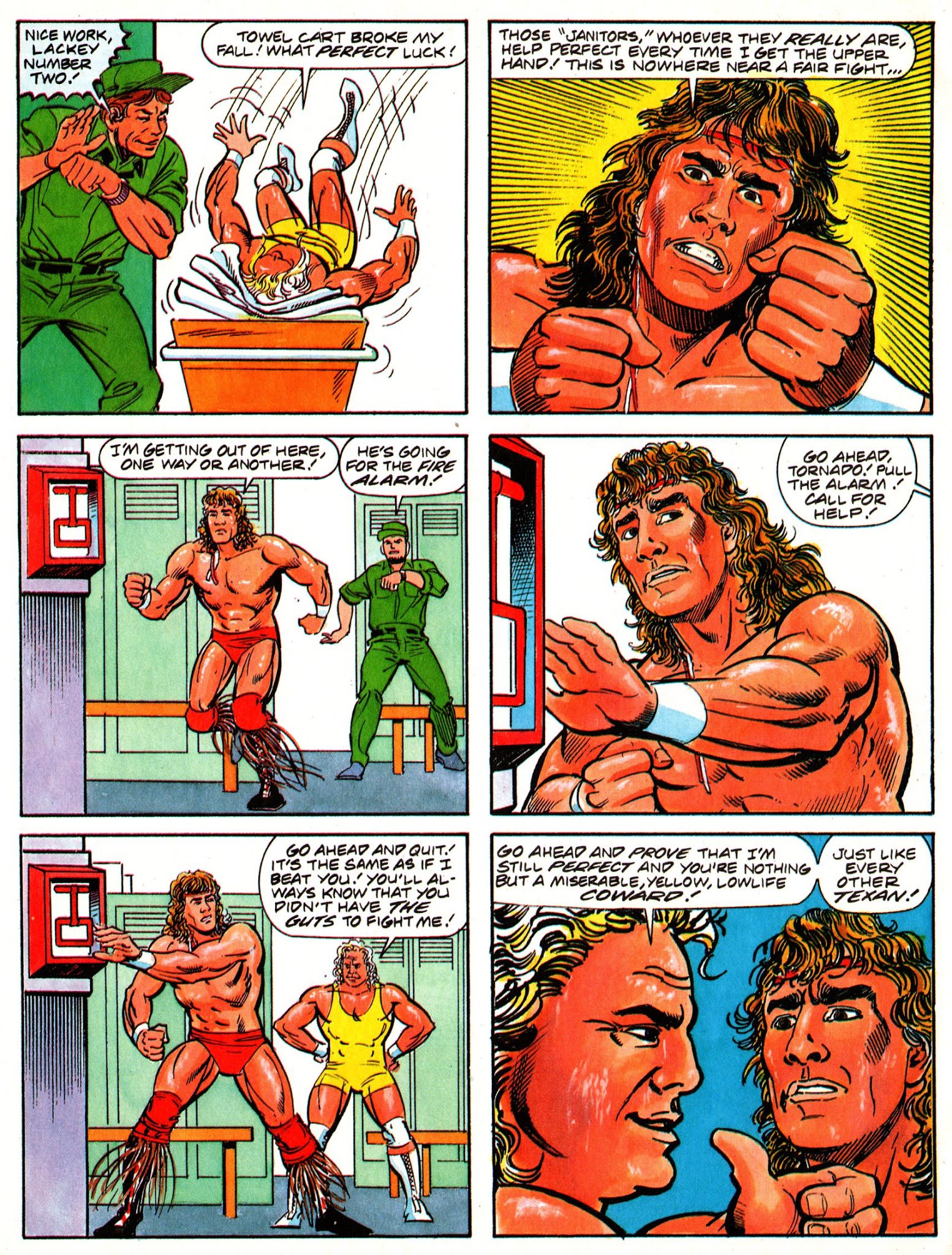 Read online WWF Battlemania comic -  Issue #1 - 16