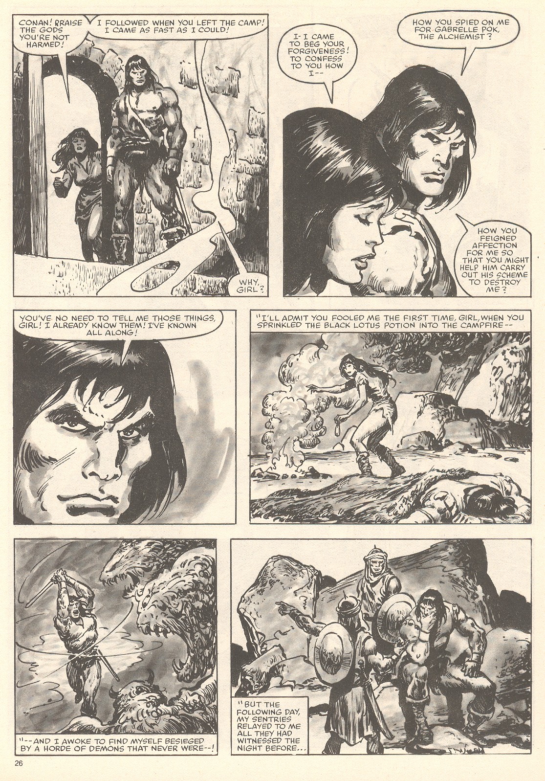 Read online The Savage Sword Of Conan comic -  Issue #79 - 26