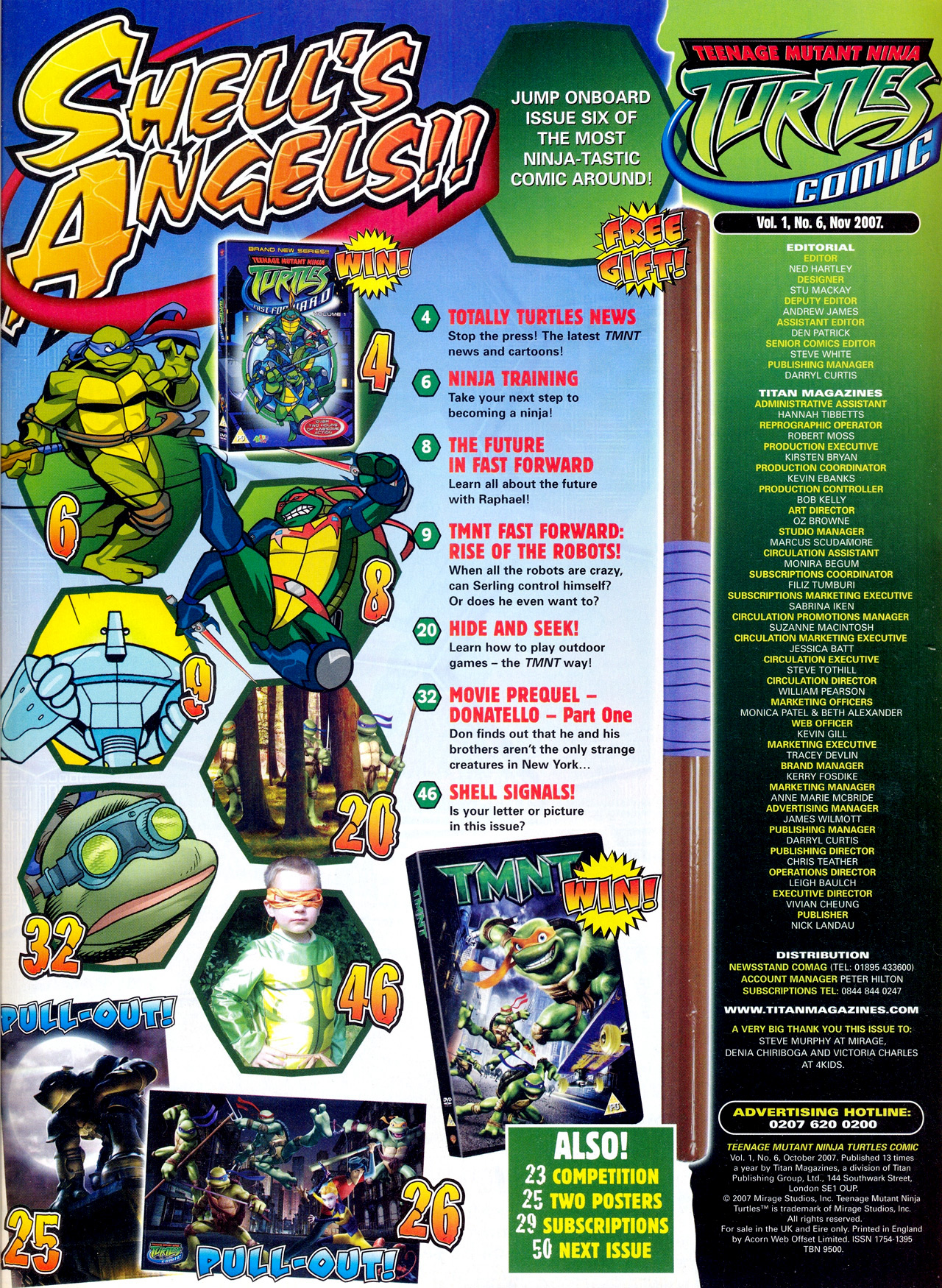 Read online Teenage Mutant Ninja Turtles Comic comic -  Issue #6 - 2