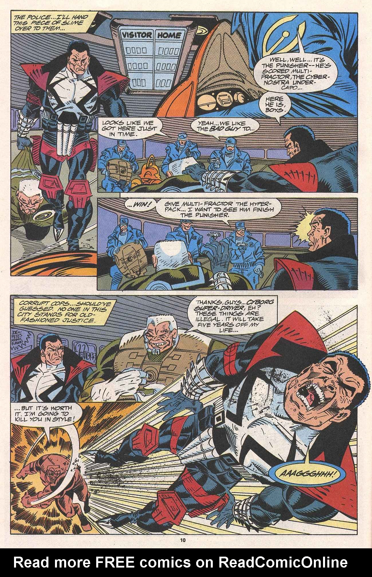 Read online Punisher 2099 comic -  Issue #6 - 10