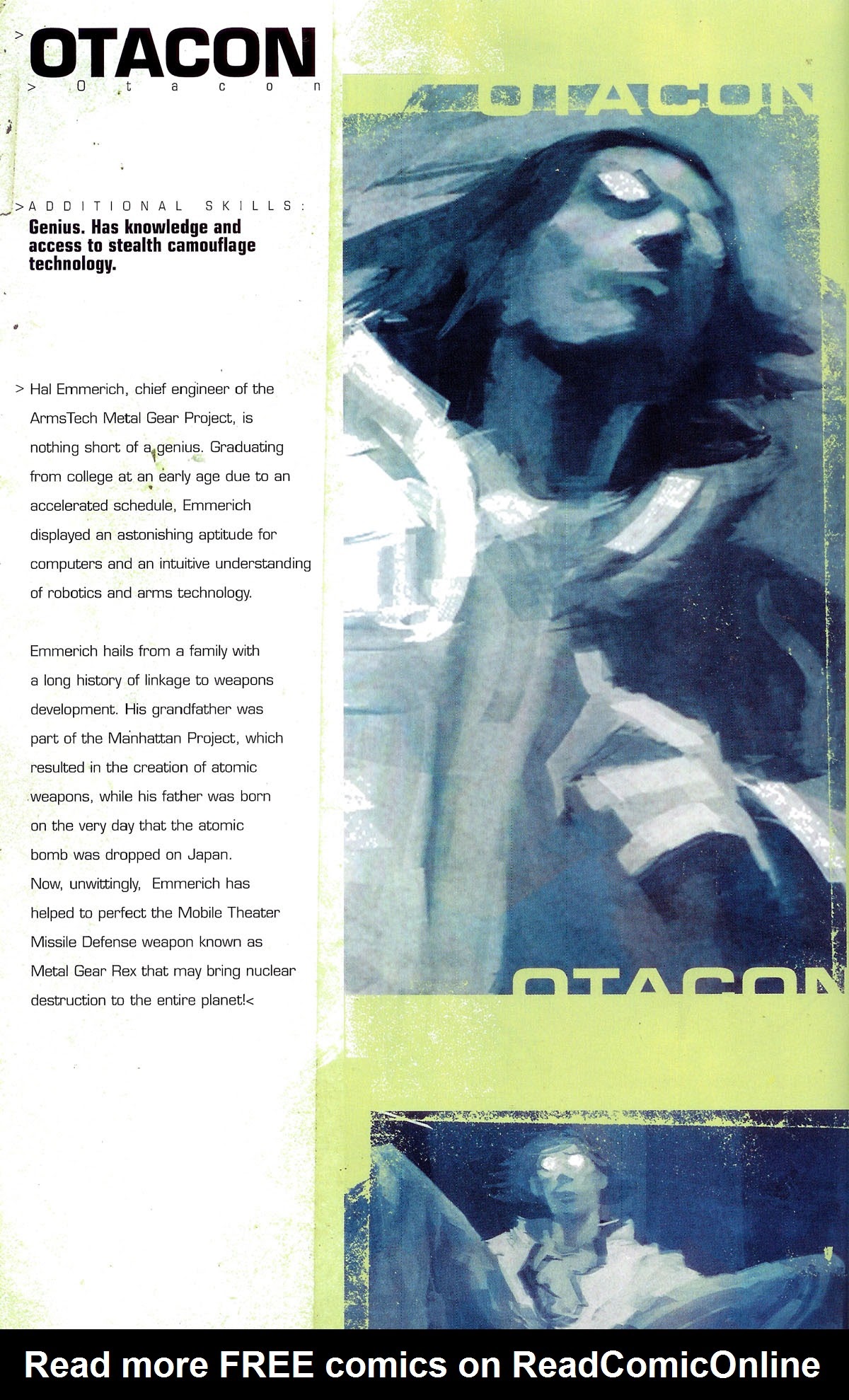 Read online Metal Gear Solid: Sons of Liberty comic -  Issue #0 - 8