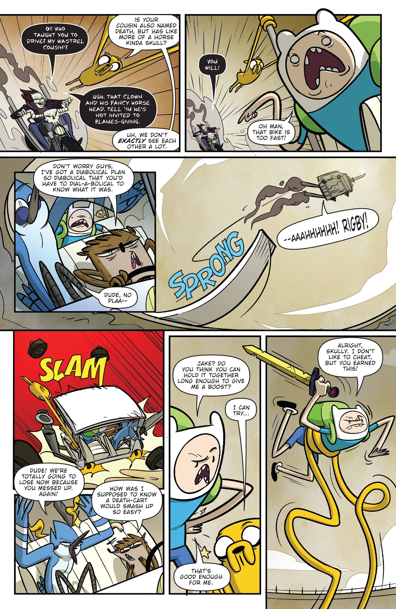 Read online Adventure Time/Regular Show comic -  Issue #3 - 12