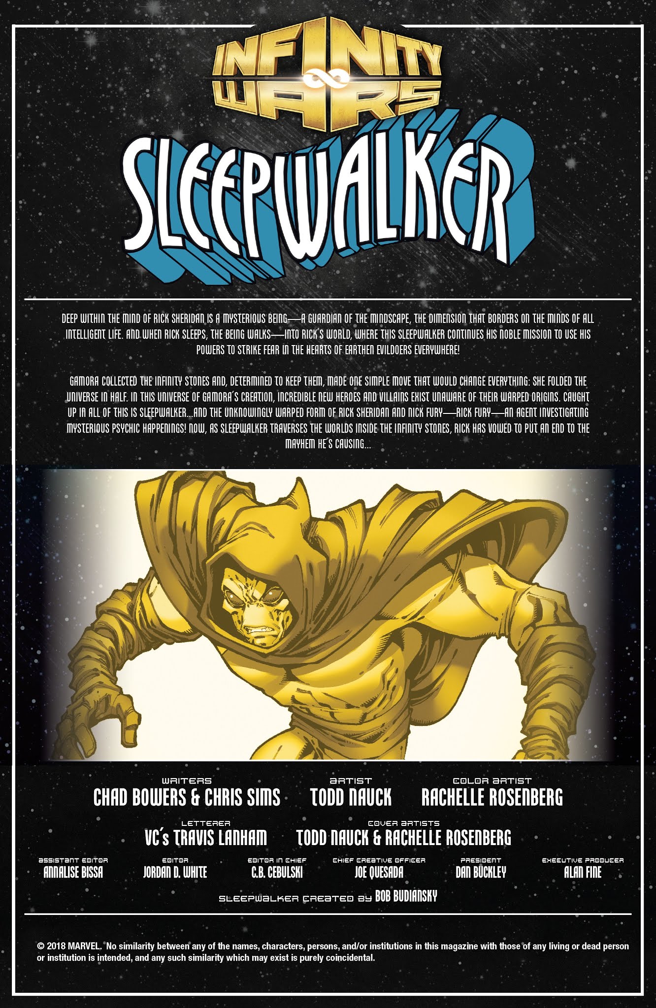 Read online Infinity Wars: Sleepwalker comic -  Issue #4 - 2