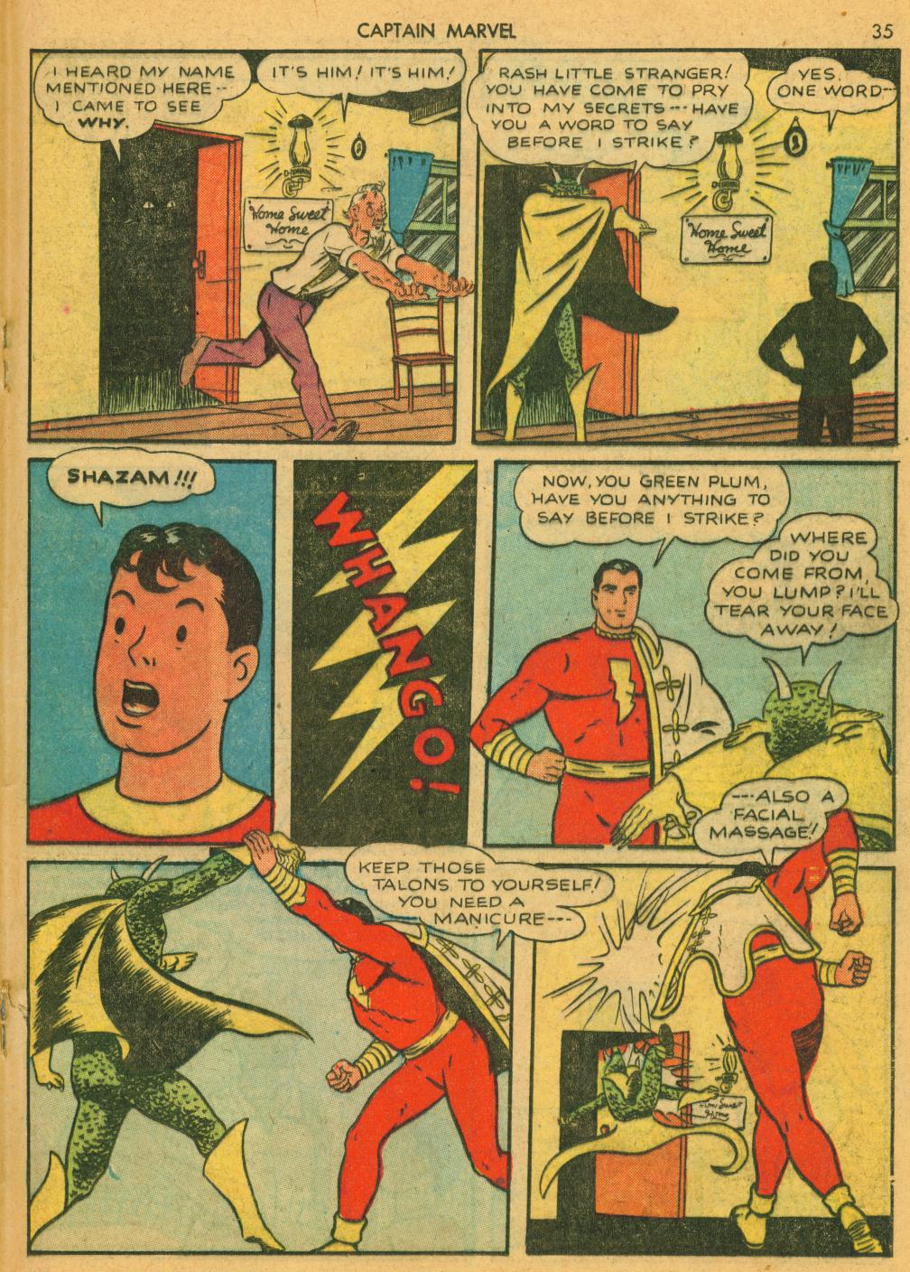 Read online Captain Marvel Adventures comic -  Issue #5 - 37