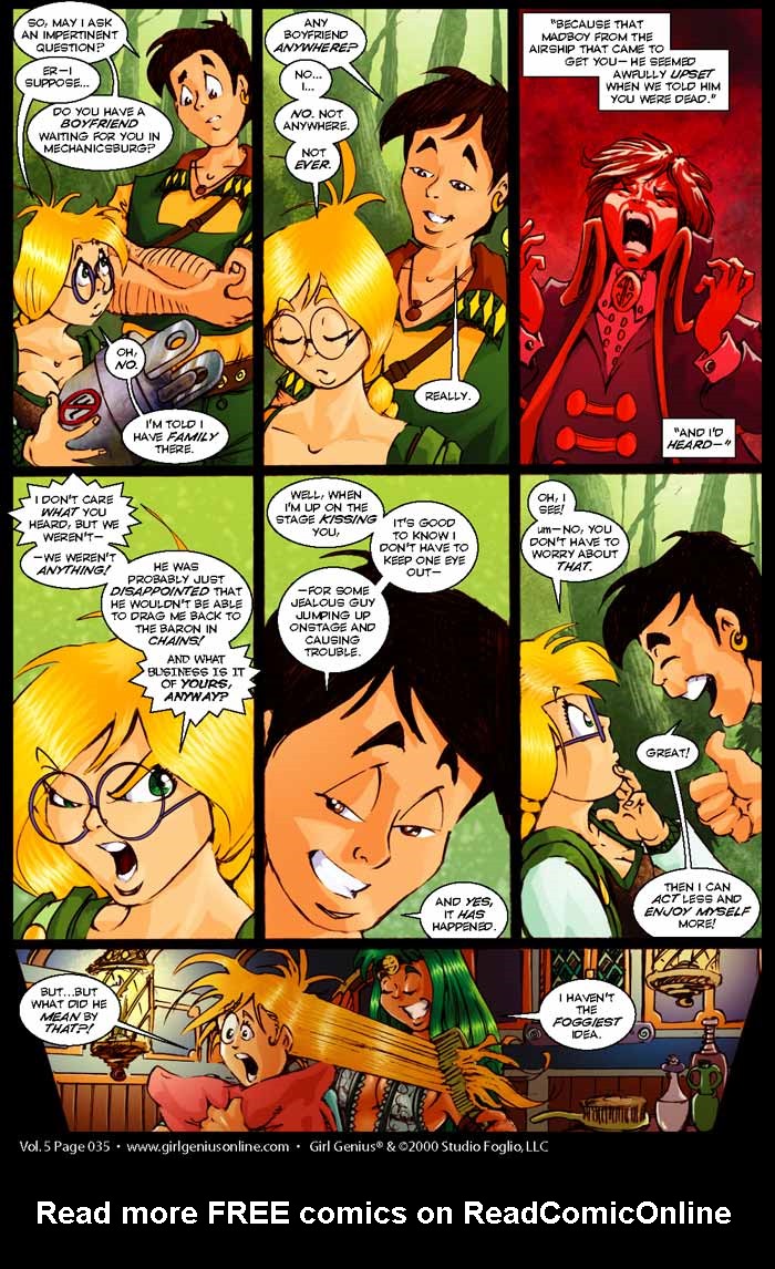 Read online Girl Genius (2002) comic -  Issue #5 - 35