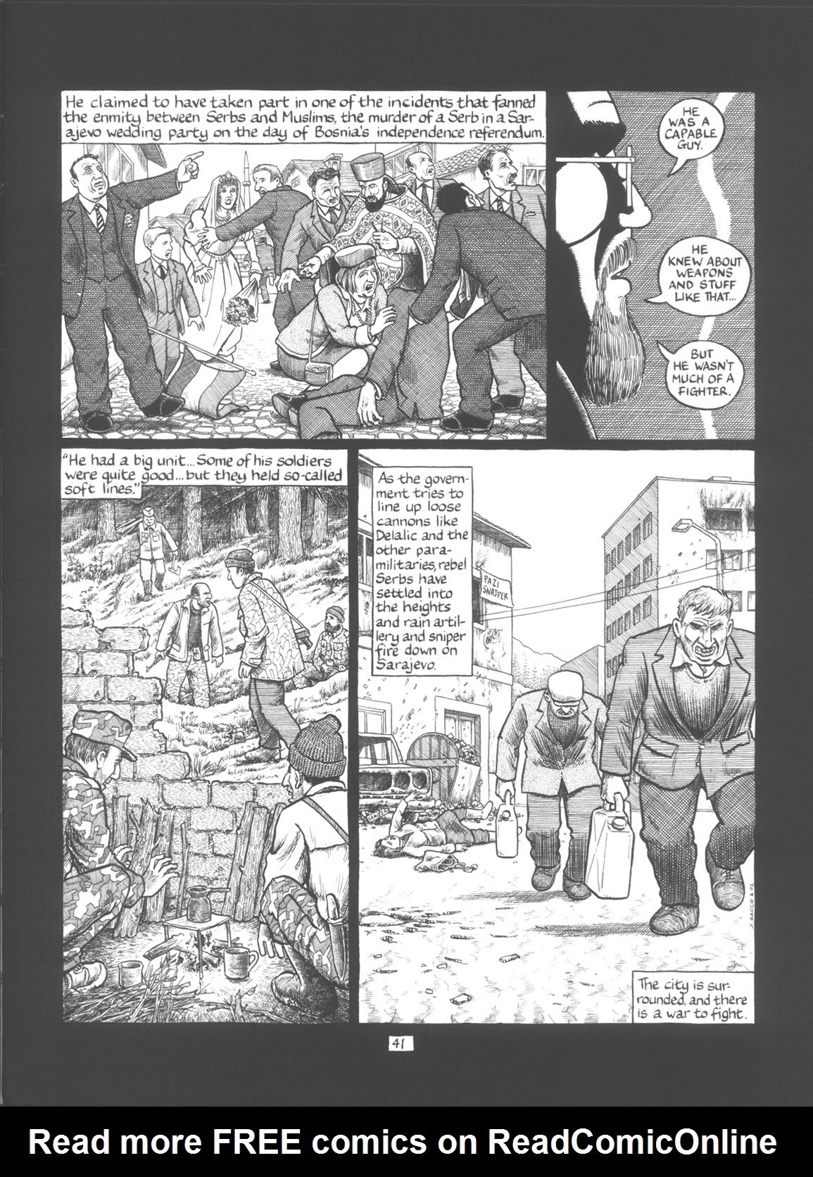 Read online The Fixer: A Story from Sarajevo comic -  Issue # TPB - 45