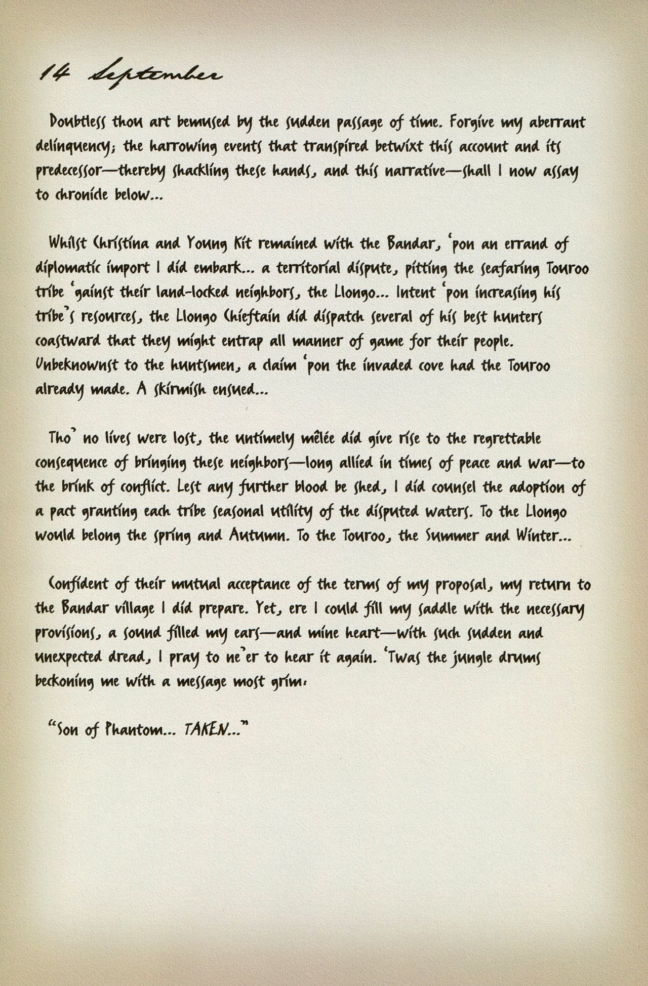 Read online The Phantom: Generations comic -  Issue #1 - 12