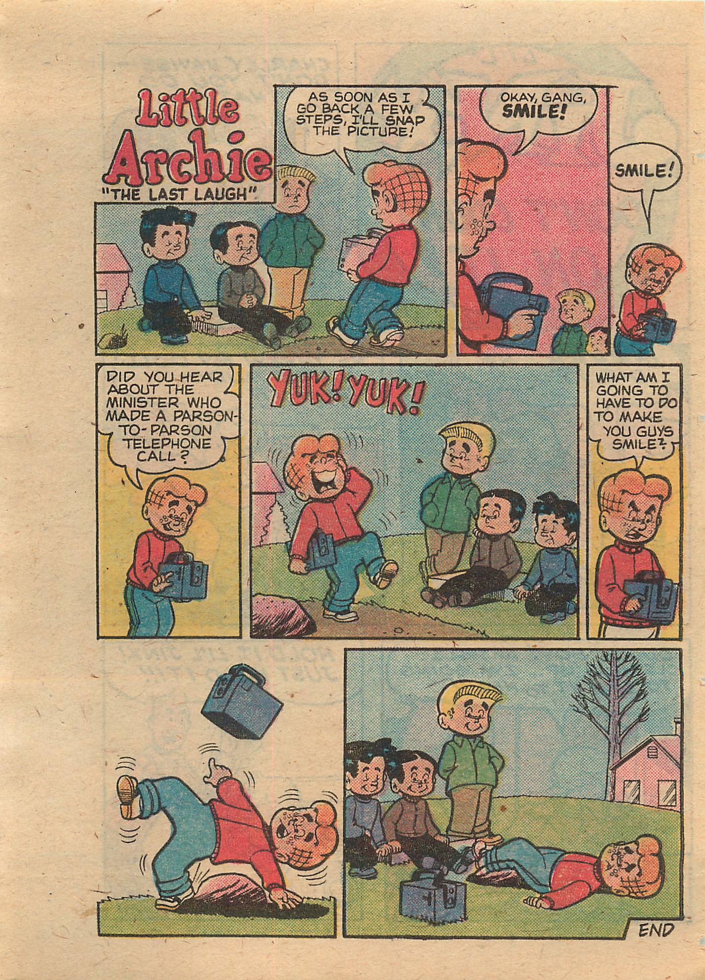 Read online Little Archie Comics Digest Magazine comic -  Issue #4 - 135