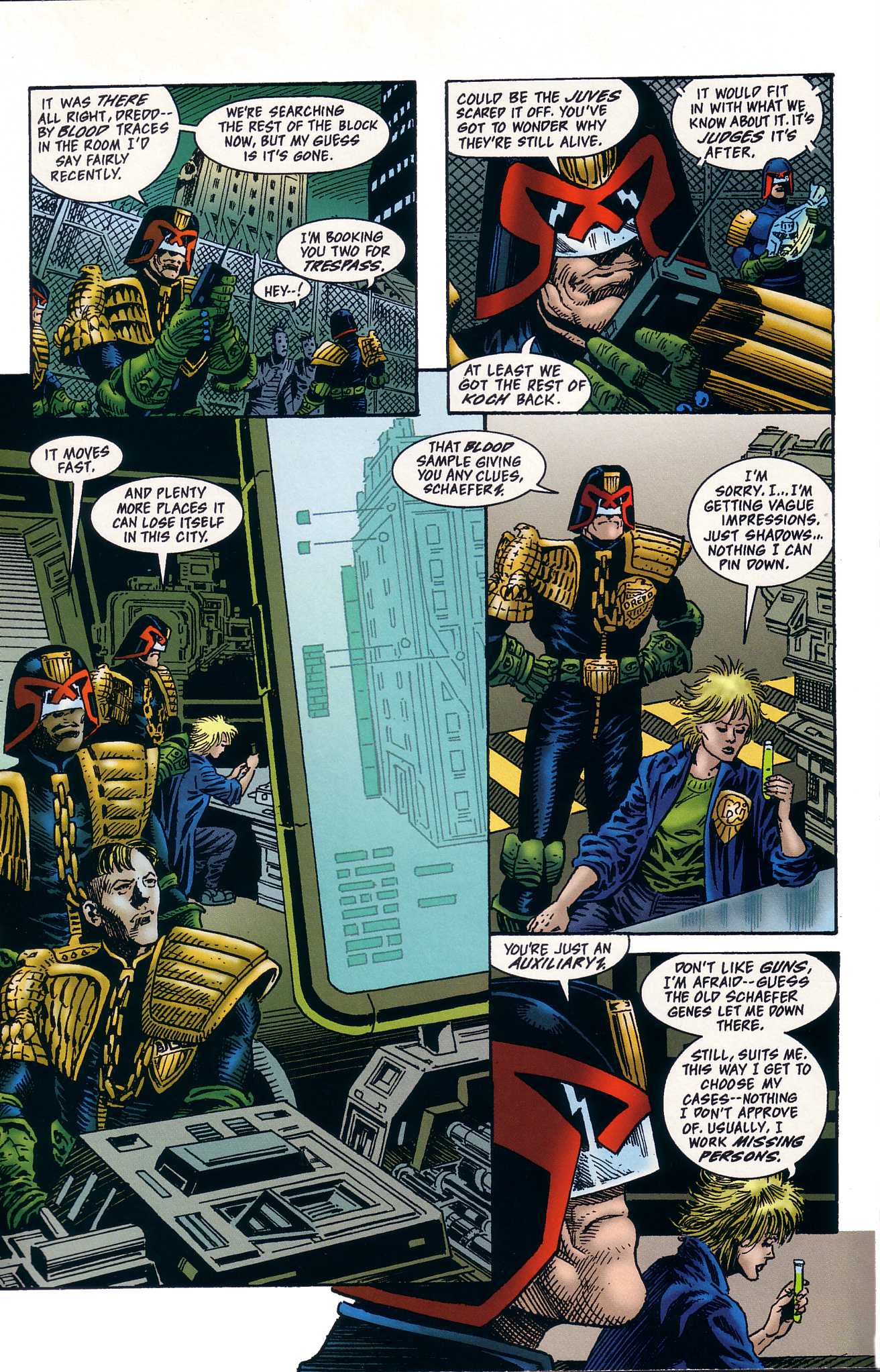 Read online Predator Versus Judge Dredd comic -  Issue #2 - 8