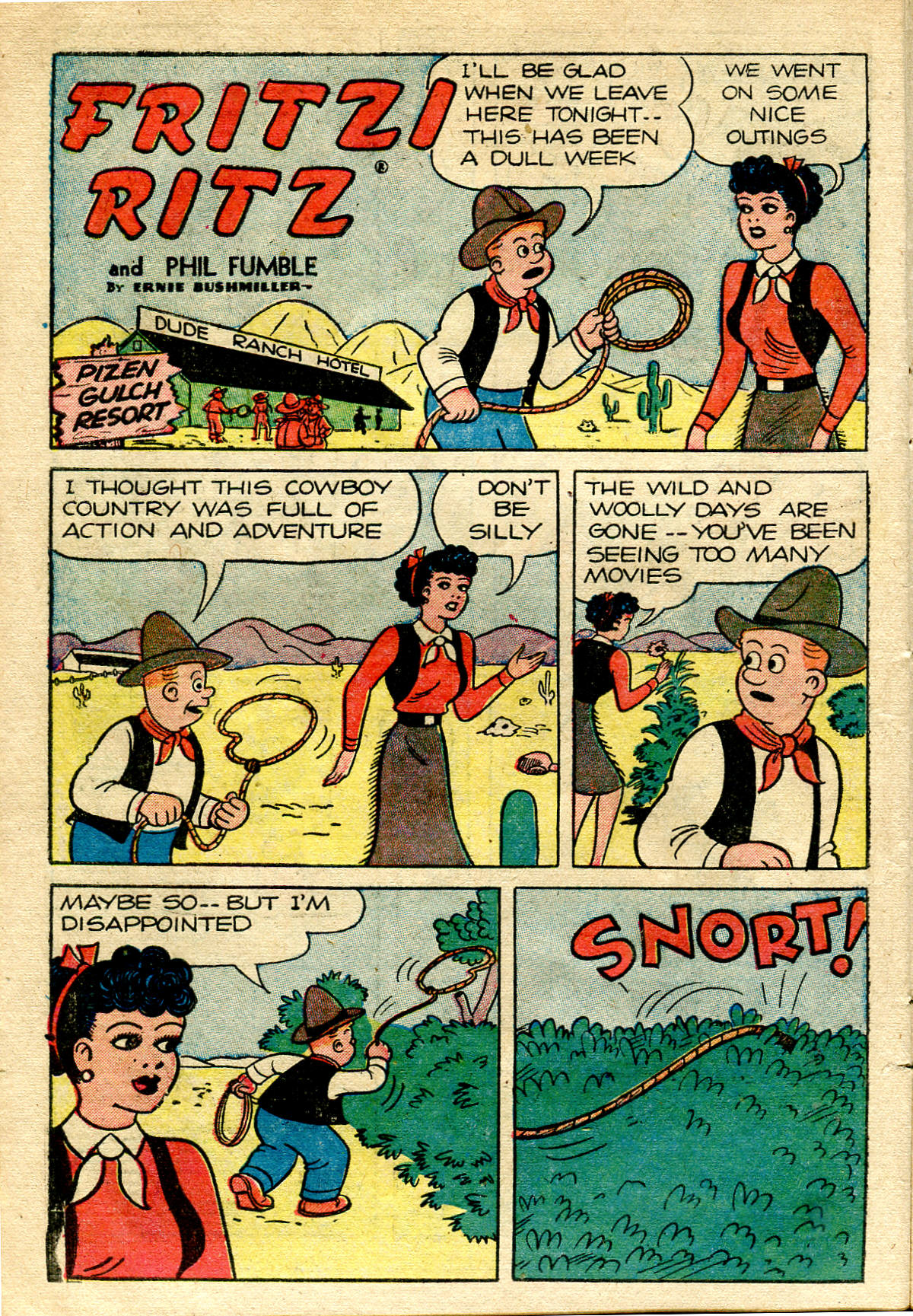 Read online Fritzi Ritz (1953) comic -  Issue #30 - 7