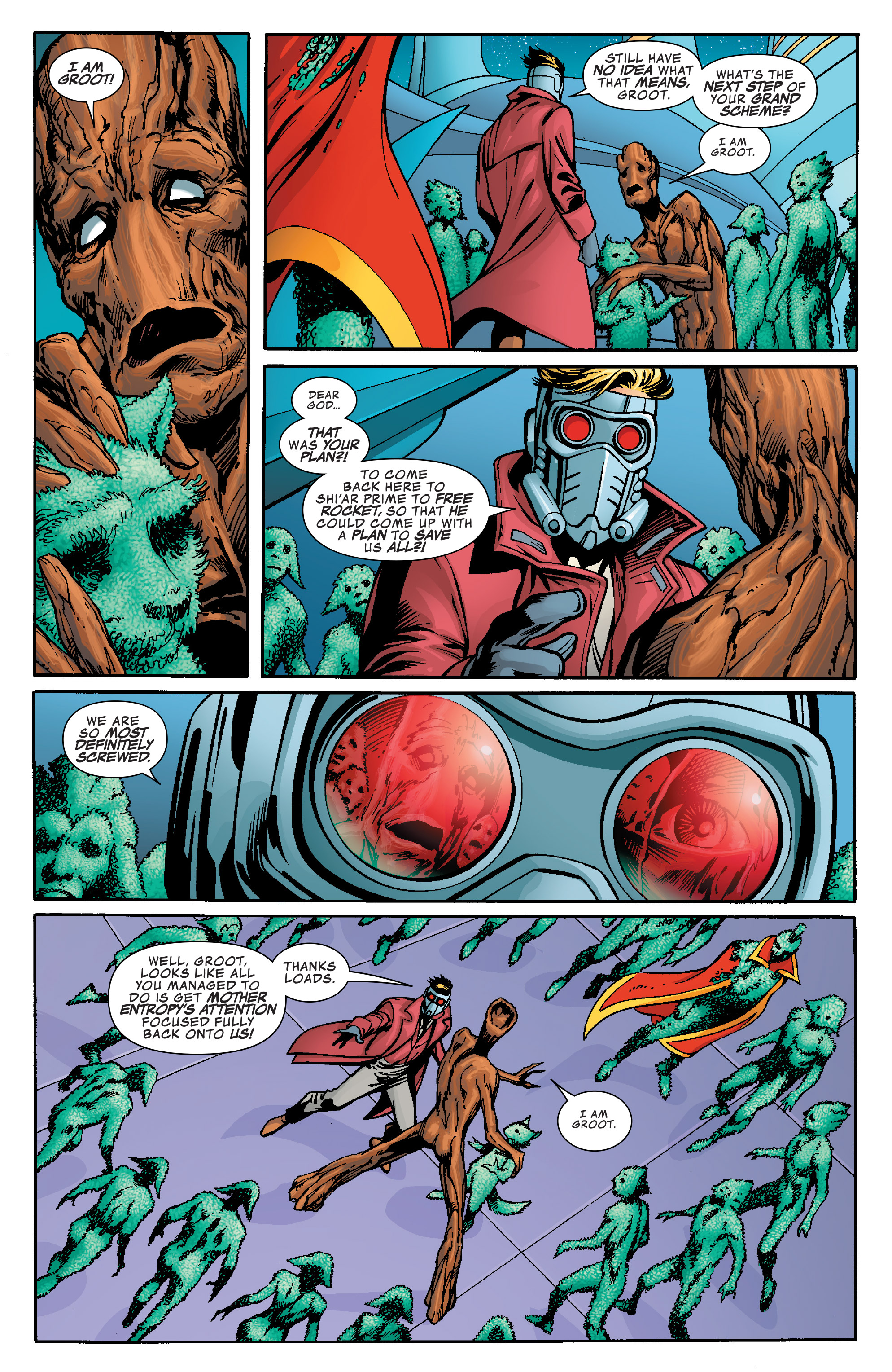 Read online Guardians of the Galaxy: Mother Entropy comic -  Issue #5 - 6