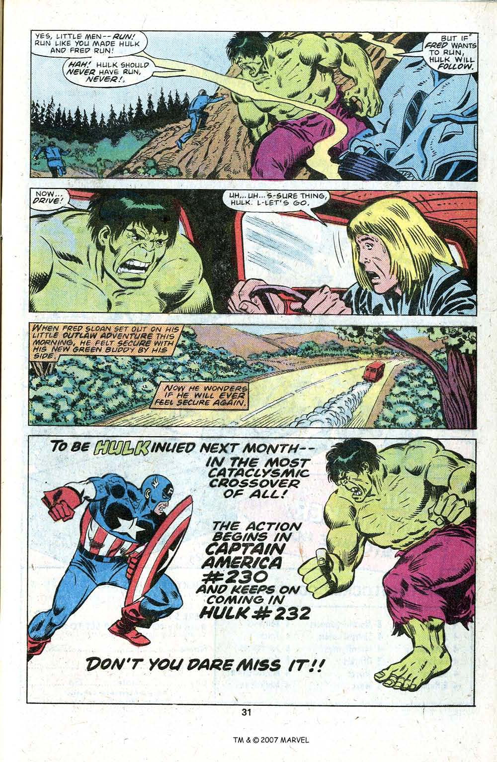 Read online The Incredible Hulk (1968) comic -  Issue #231 - 33