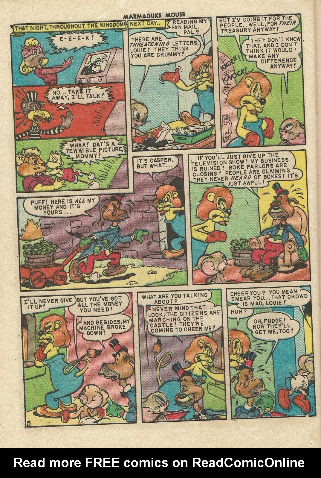 Read online Marmaduke Mouse comic -  Issue #29 - 32