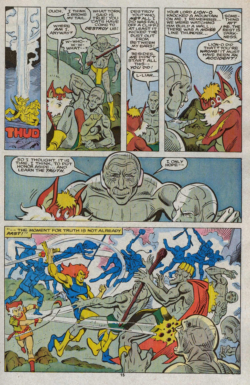 Read online ThunderCats (1985) comic -  Issue #9 - 21