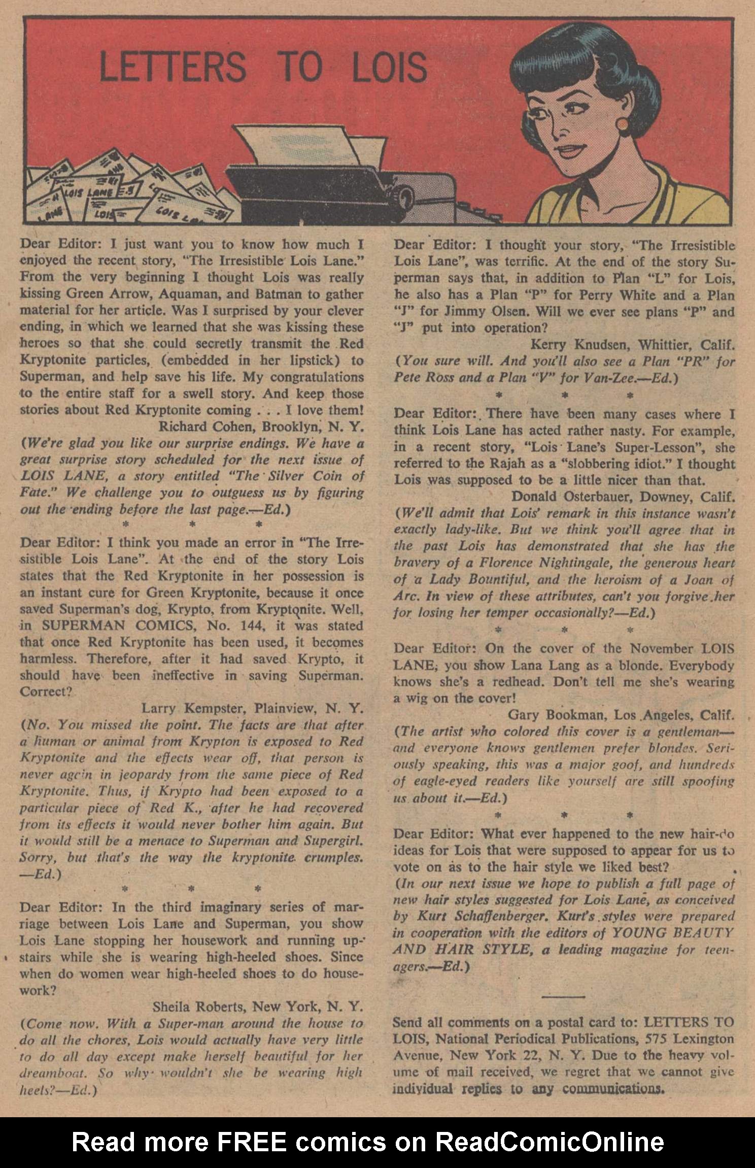 Read online Superman's Girl Friend, Lois Lane comic -  Issue #31 - 22