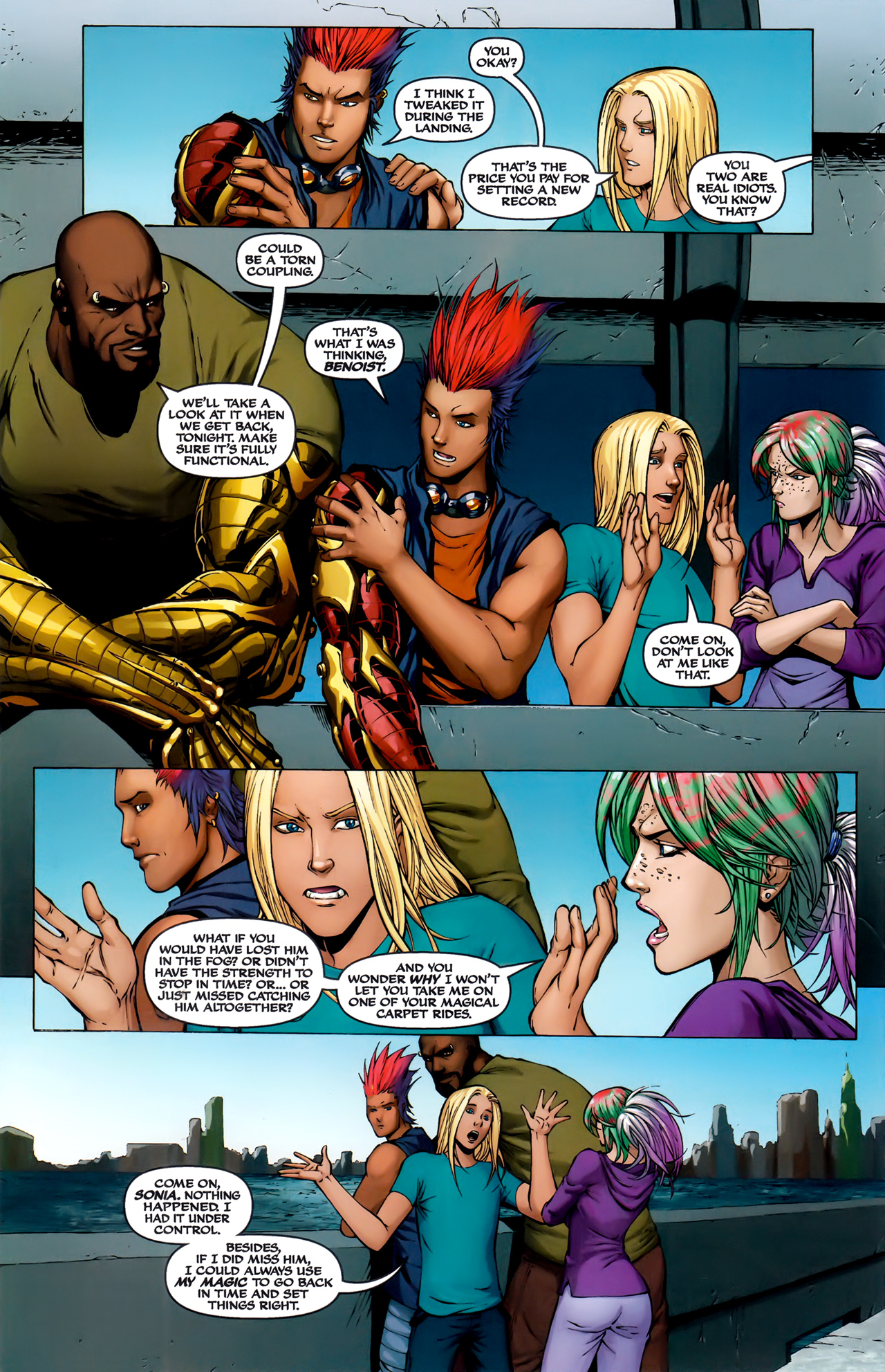 Read online Michael Turner's Soulfire (2009) comic -  Issue #0 - 12