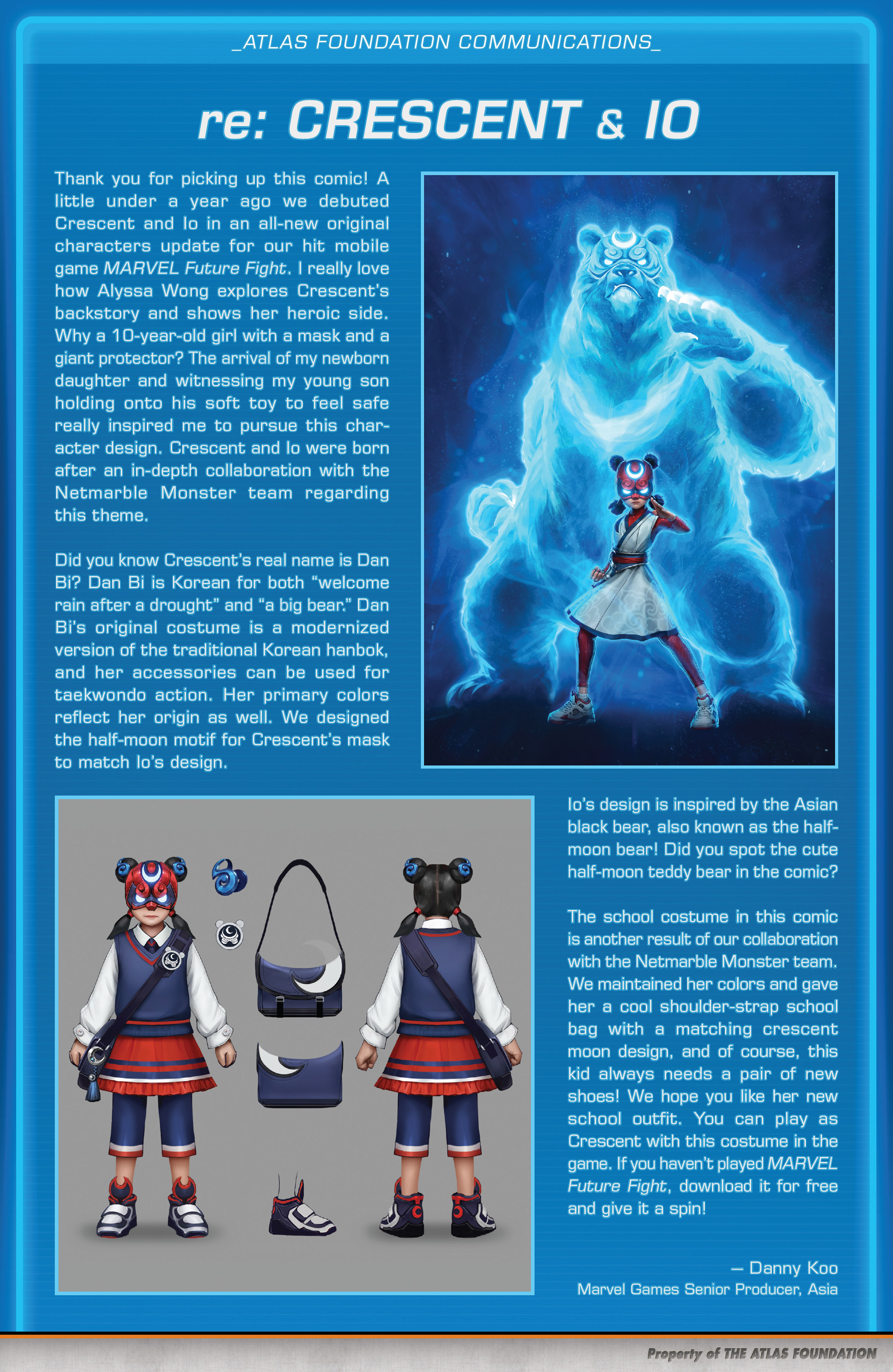 Read online Future Fight Firsts: Luna Snow comic -  Issue #Future Fight Firsts Crescent and Io - 34