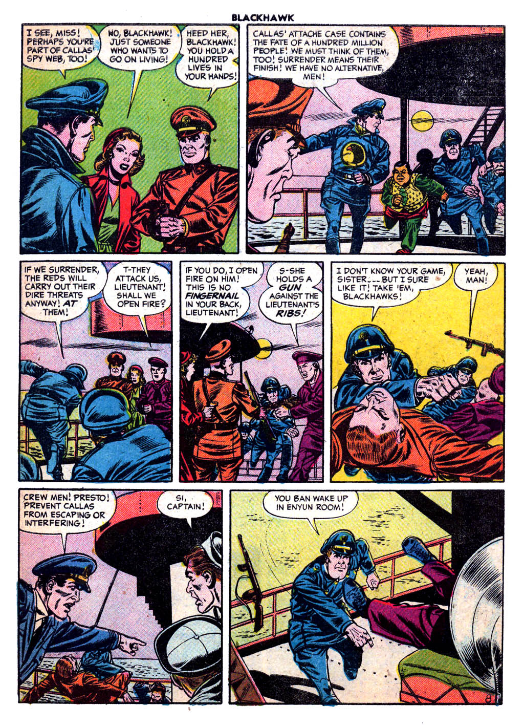 Read online Blackhawk (1957) comic -  Issue #105 - 10