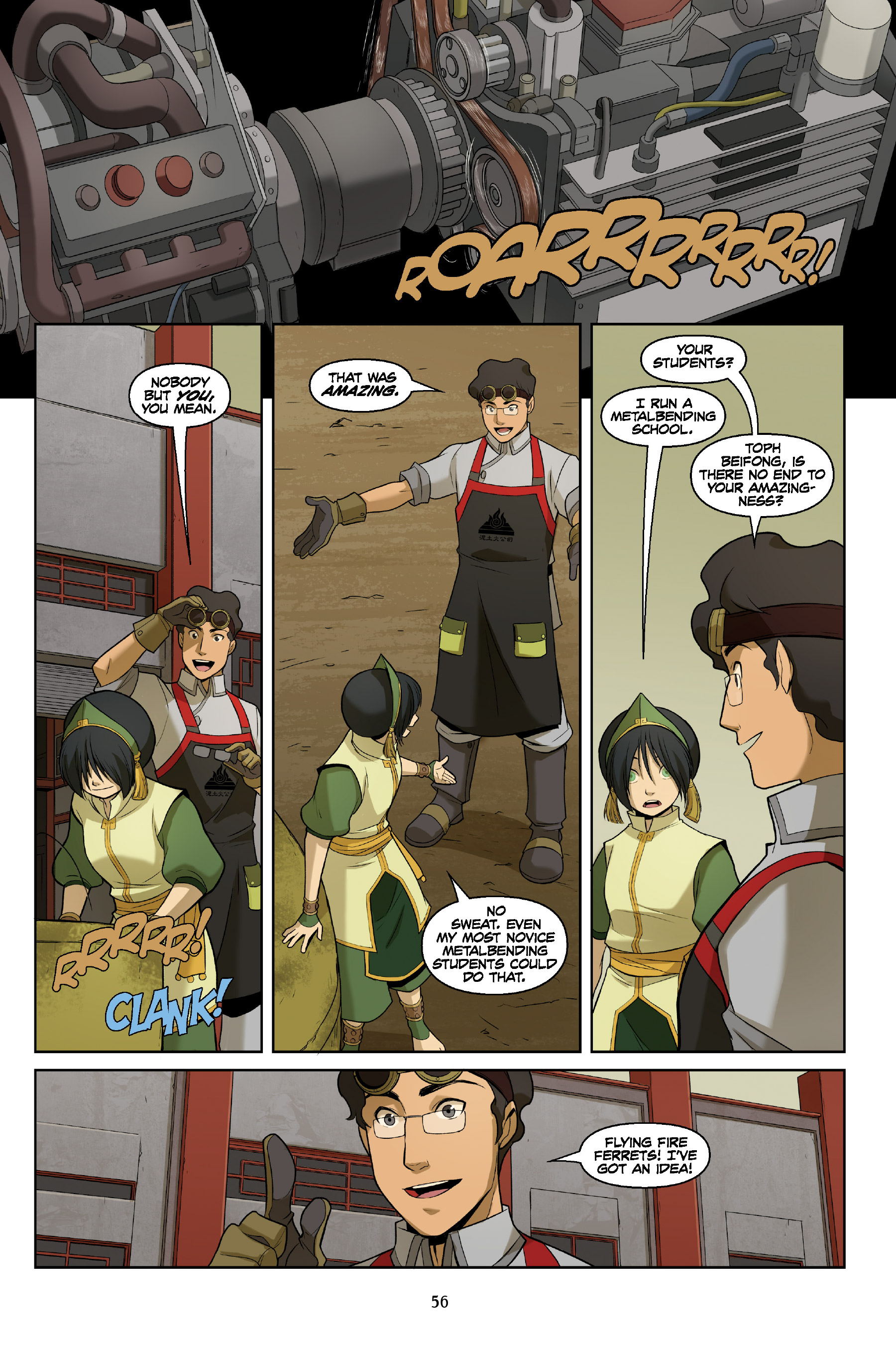 Read online Nickelodeon Avatar: The Last Airbender - The Rift comic -  Issue # _Omnibus (Part 1) - 56