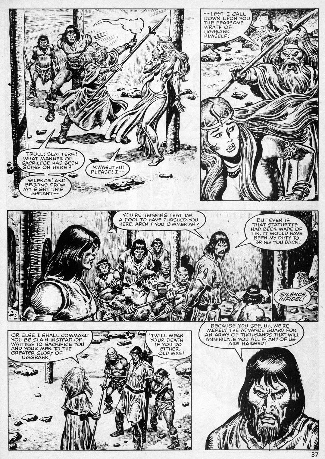Read online The Savage Sword Of Conan comic -  Issue #100 - 33
