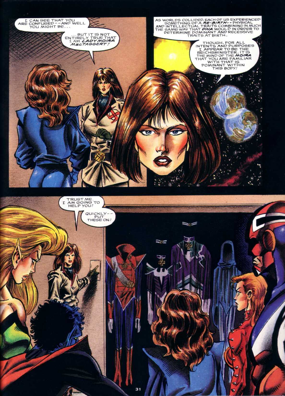 Read online Marvel Graphic Novel comic -  Issue #66 - Excalibur - Weird War III - 30