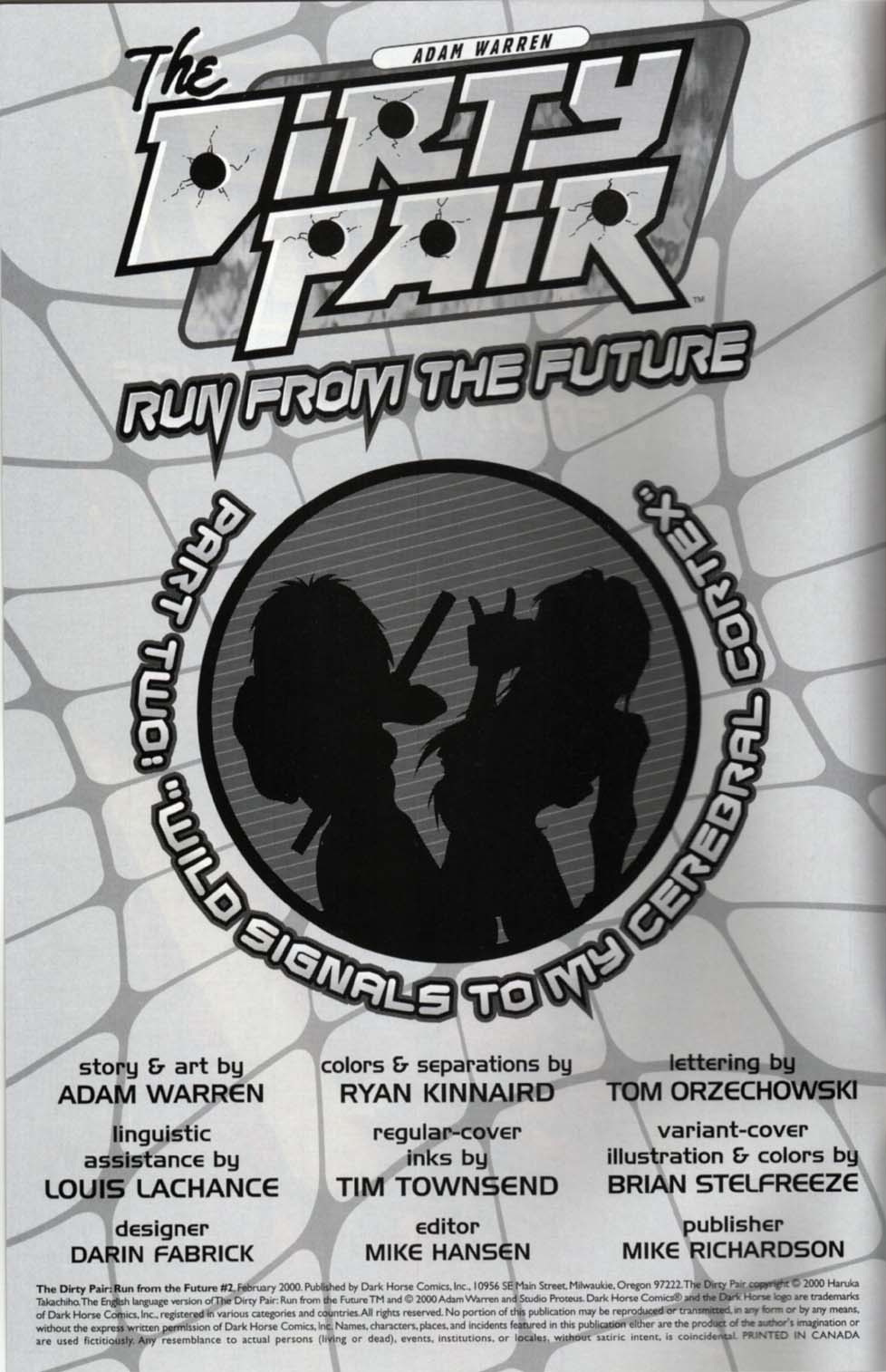 Read online Dirty Pair: Run From the Future comic -  Issue #2 - 2