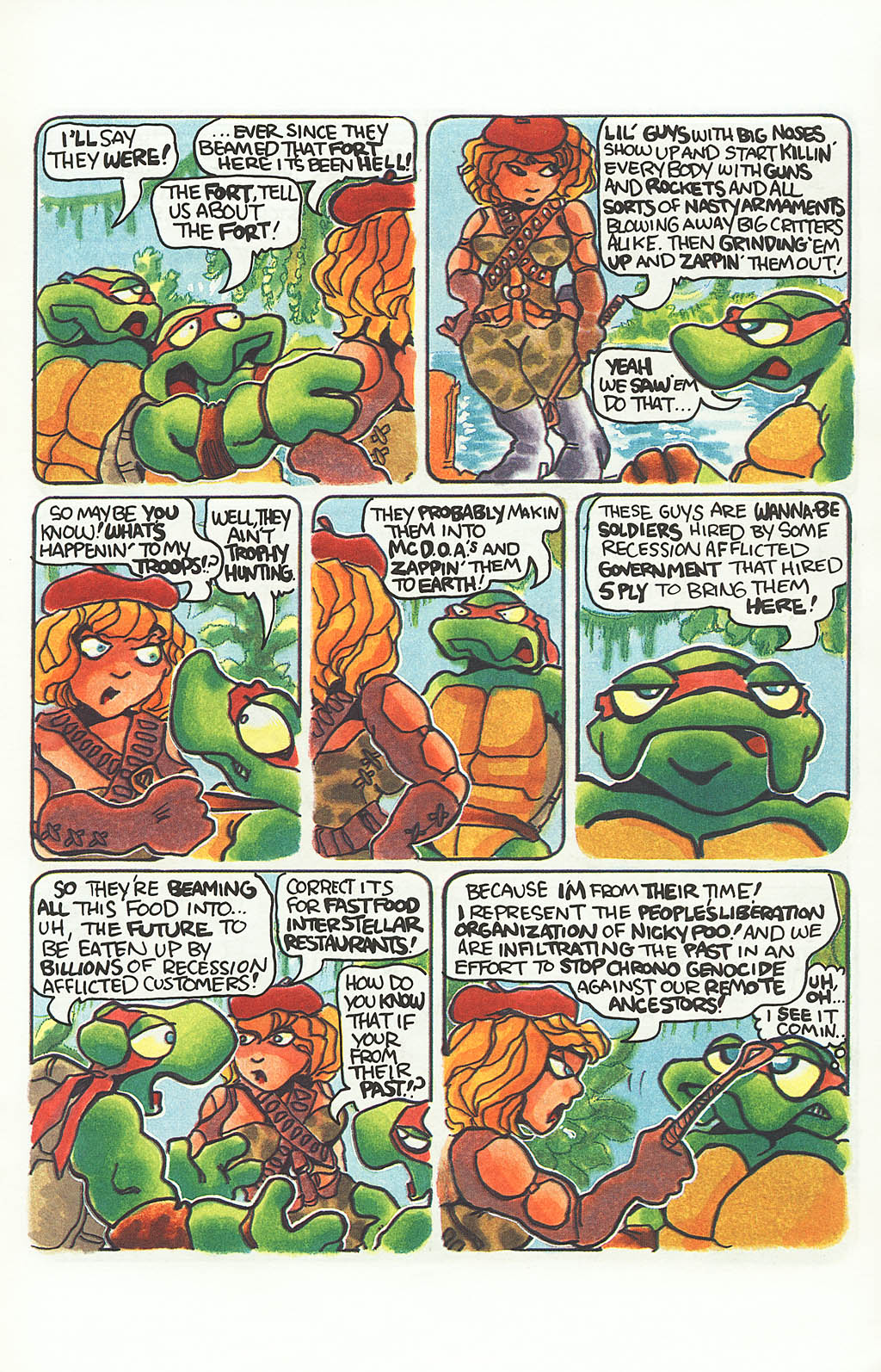 Read online Teenage Mutant Ninja Turtles: "Times" Pipeline comic -  Issue # Full - 25