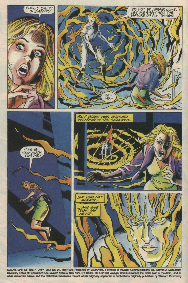 Read online Solar, Man of the Atom comic -  Issue #21 - 3