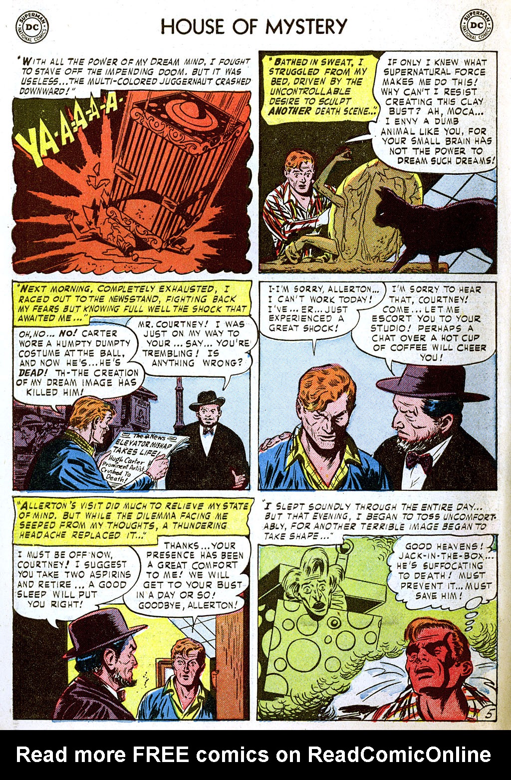 Read online House of Mystery (1951) comic -  Issue #6 - 7