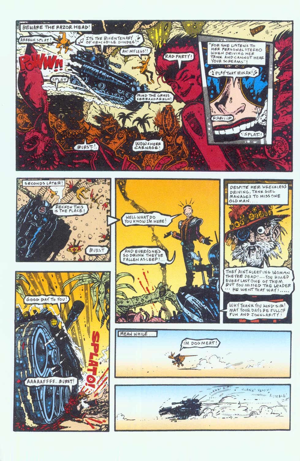 Read online Hewlett and Martin's Tank Girl comic -  Issue # TPB - 9