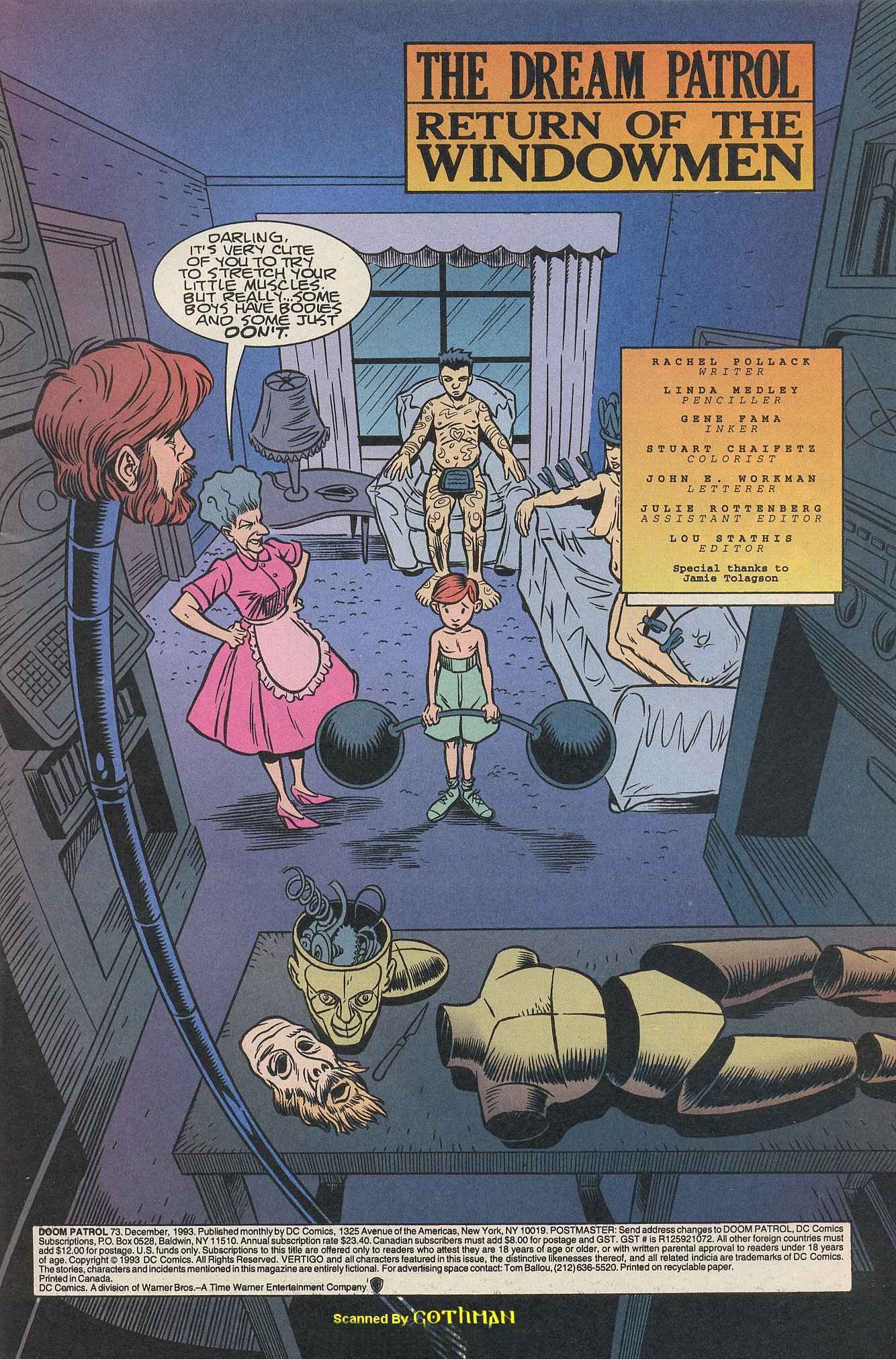 Read online Doom Patrol (1987) comic -  Issue #73 - 2