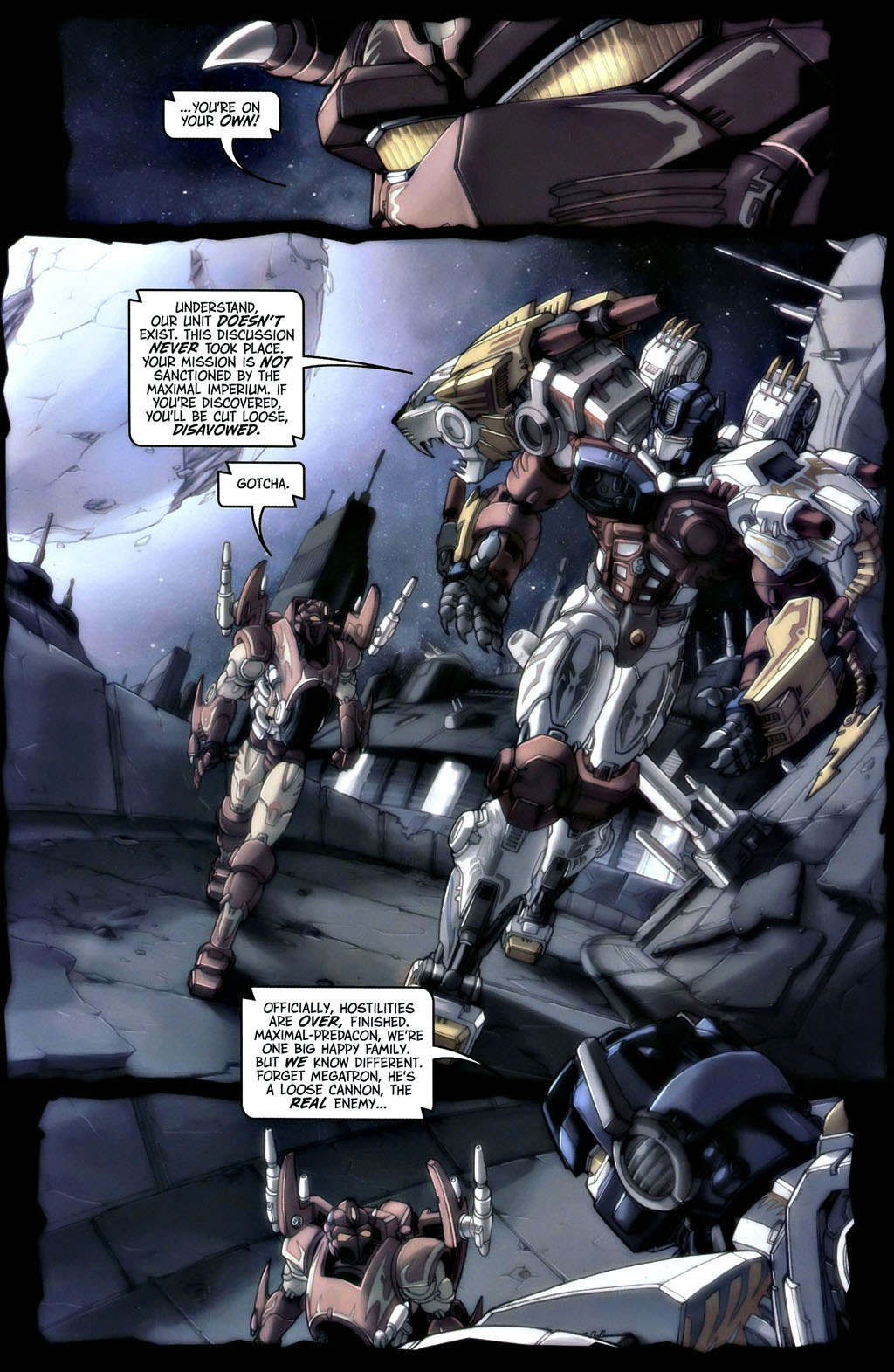 Read online Transformers, Beast Wars: The Gathering comic -  Issue #1 - 12