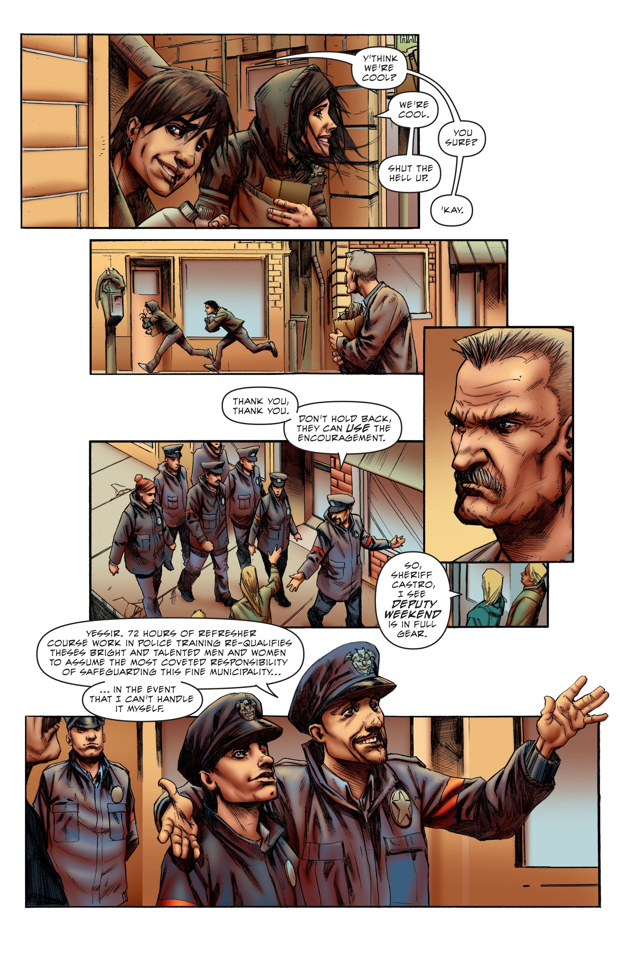Read online A Town Called Dragon comic -  Issue #1 - 24