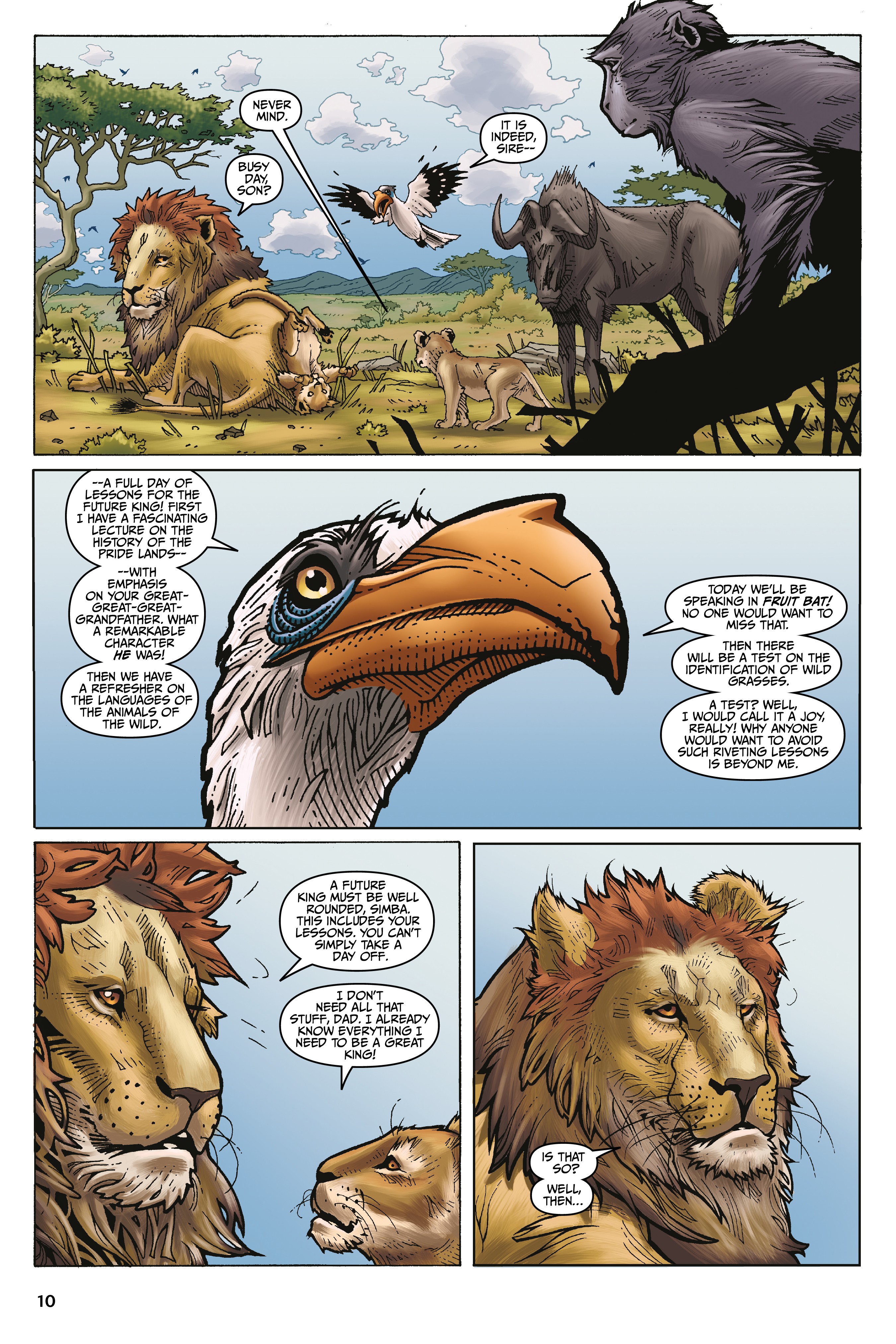 Read online Disney The Lion King: Wild Schemes and Catastrophes comic -  Issue # TPB - 11