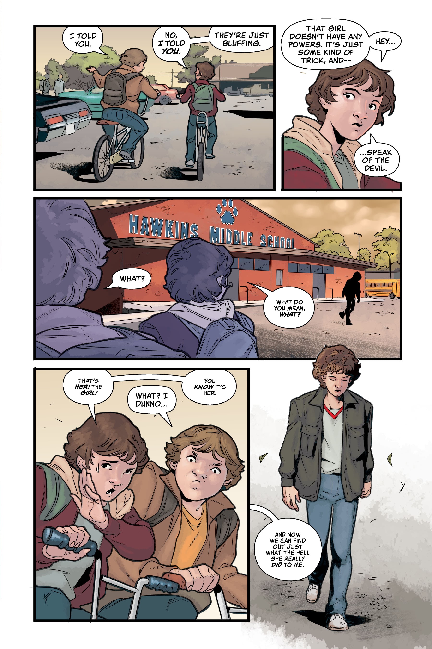 Read online Stranger Things: The Bully comic -  Issue # TPB - 37