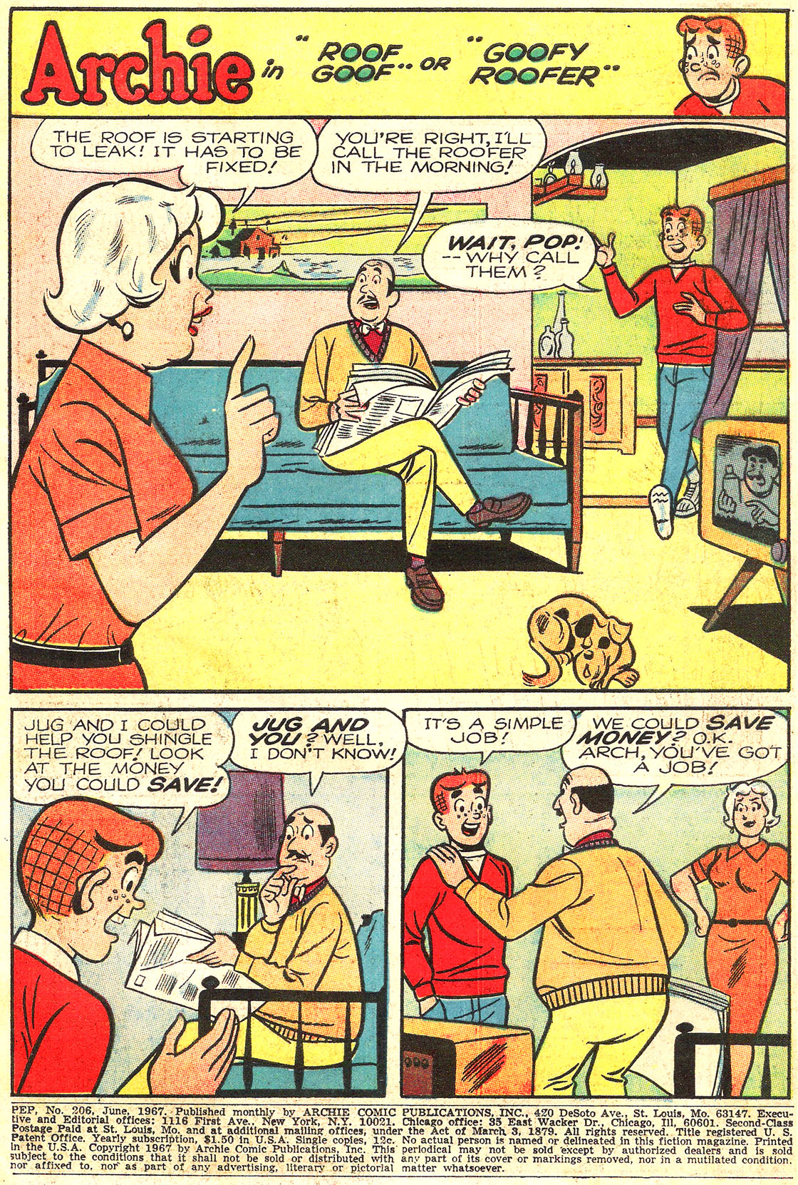 Read online Pep Comics comic -  Issue #206 - 3