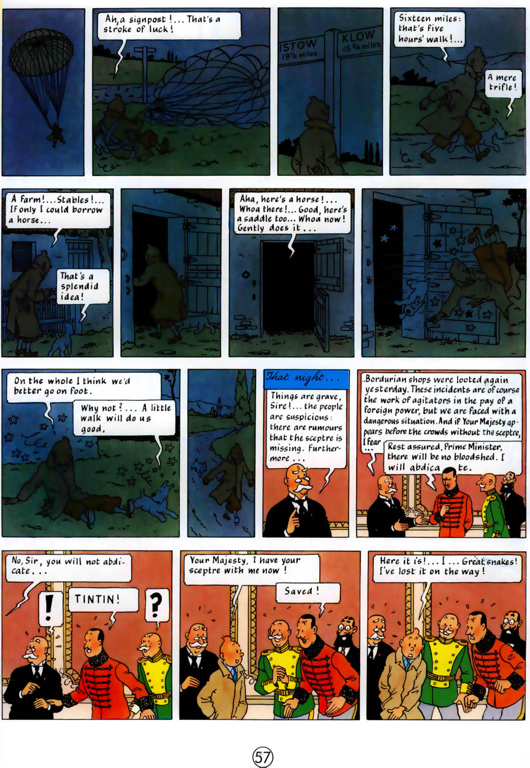 Read online The Adventures of Tintin comic -  Issue #8 - 60