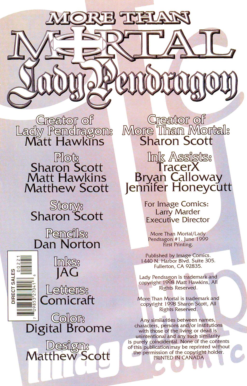 Read online Lady Pendragon / More Than Mortal comic -  Issue #1 - 4