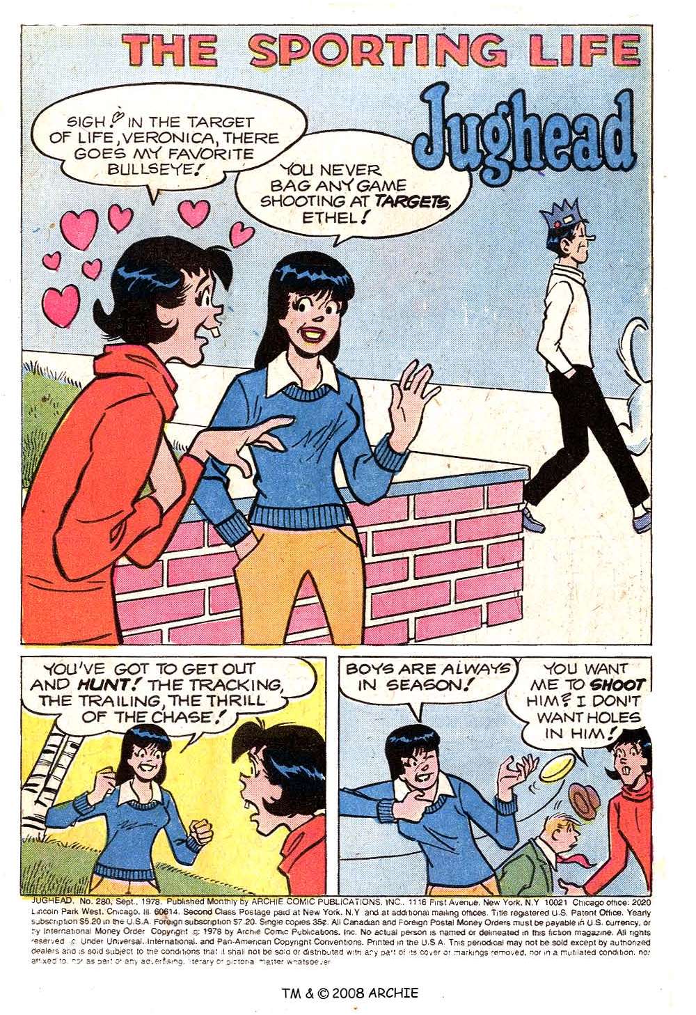 Read online Jughead (1965) comic -  Issue #280 - 3