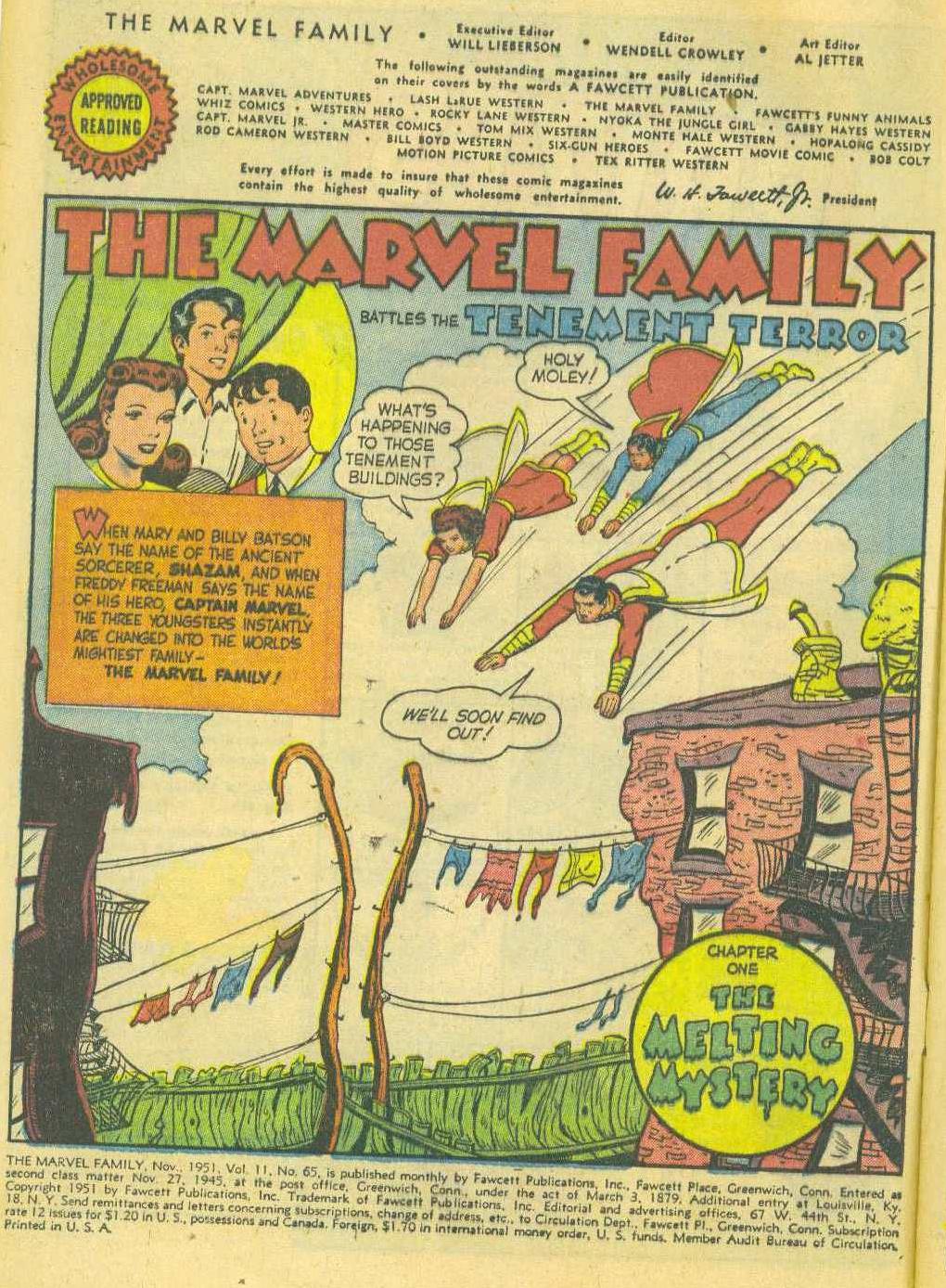 Read online The Marvel Family comic -  Issue #65 - 4