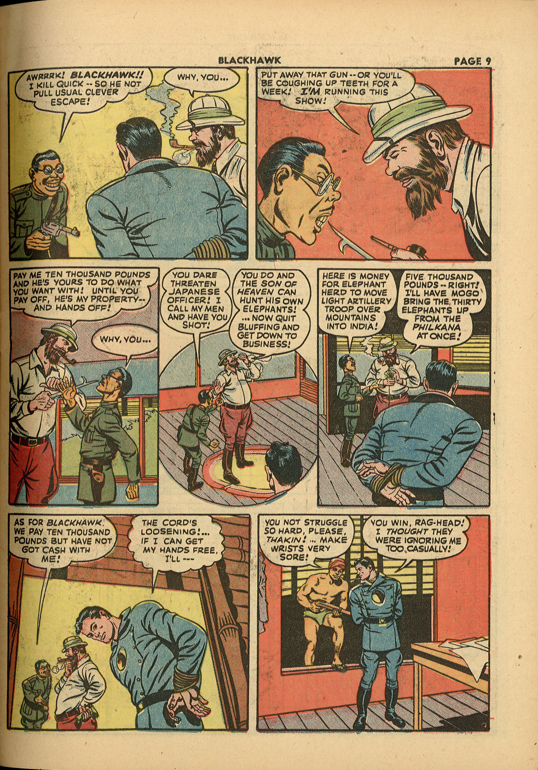 Read online Blackhawk (1957) comic -  Issue #9 - 11
