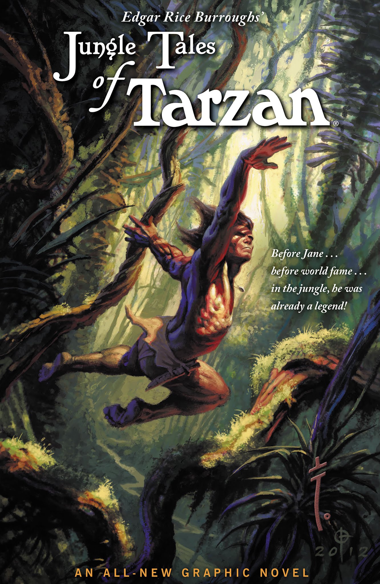 Read online Edgar Rice Burroughs' Jungle Tales of Tarzan comic -  Issue # TPB (Part 1) - 1