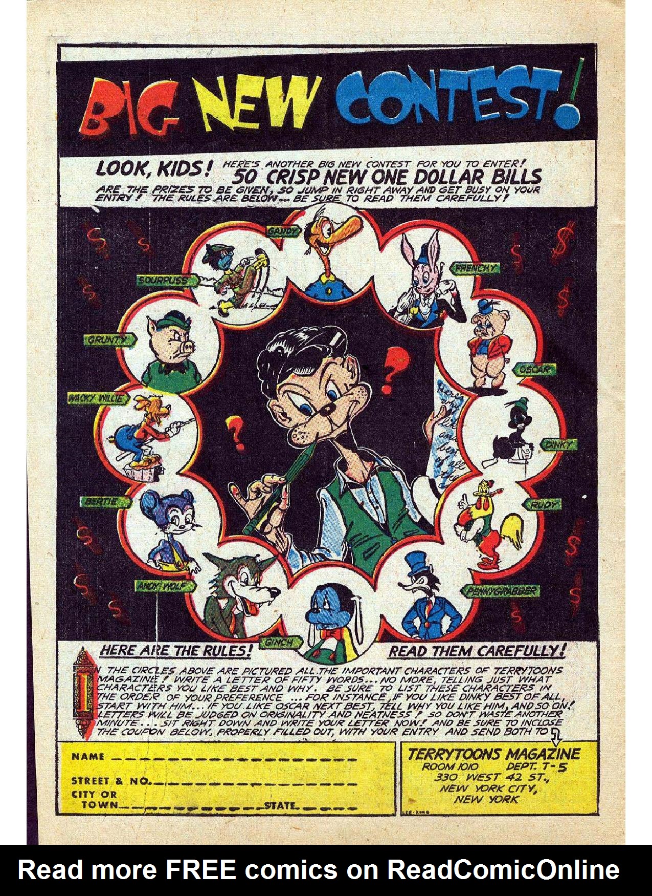 Read online Terry-Toons Comics comic -  Issue #5 - 58