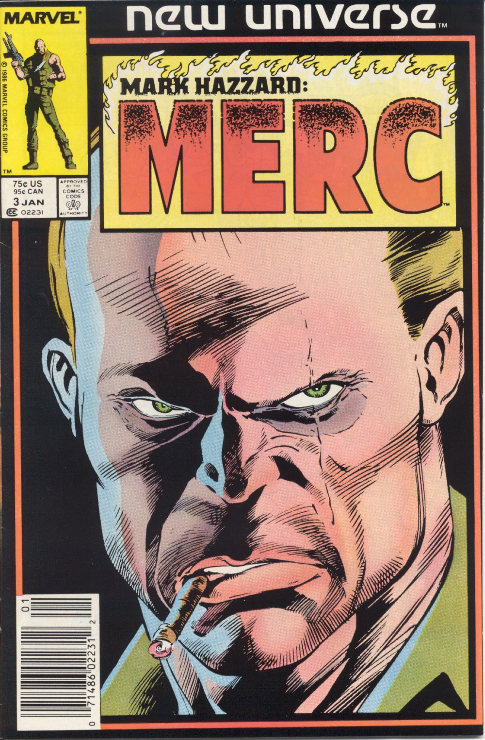Read online Mark Hazzard: Merc comic -  Issue #3 - 1