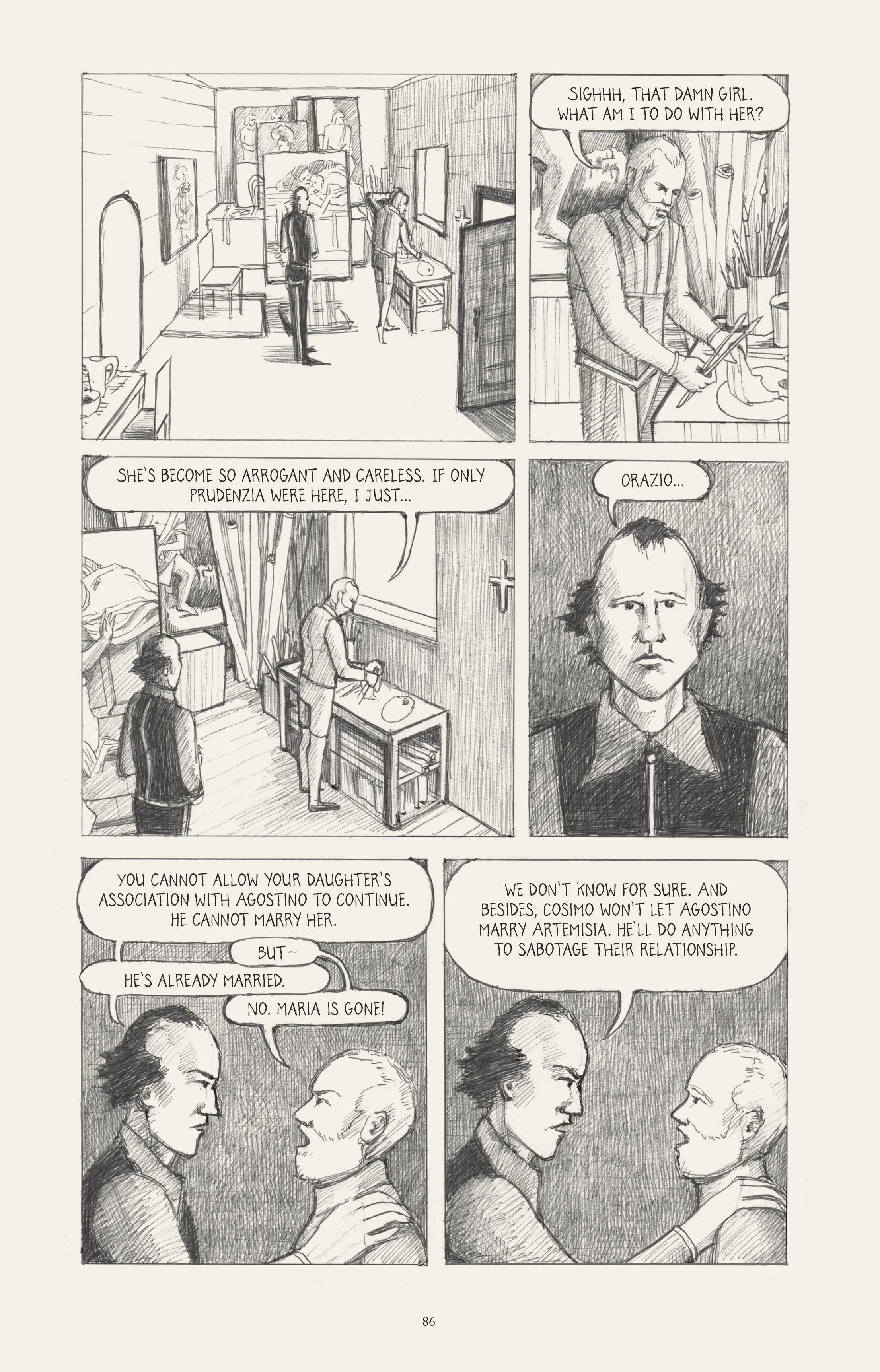 Read online I Know What I Am: The Life and Times of Artemisia Gentileschi comic -  Issue # TPB (Part 1) - 94