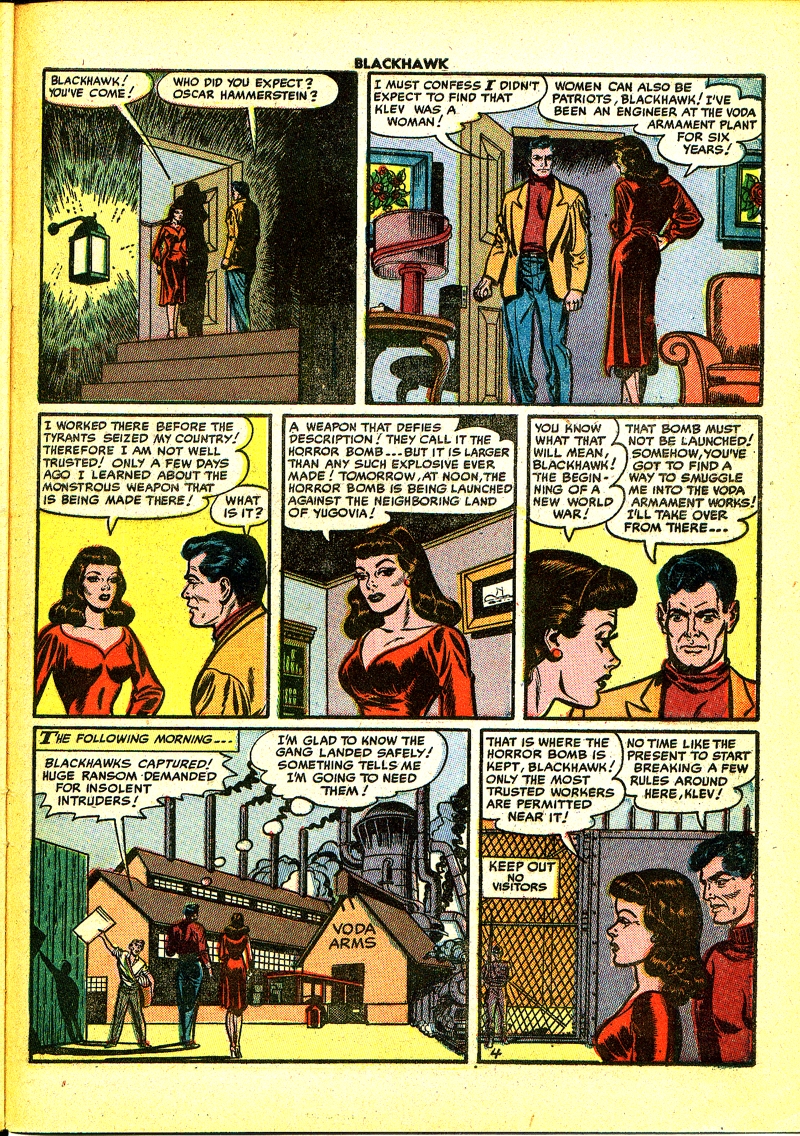 Read online Blackhawk (1957) comic -  Issue #52 - 29